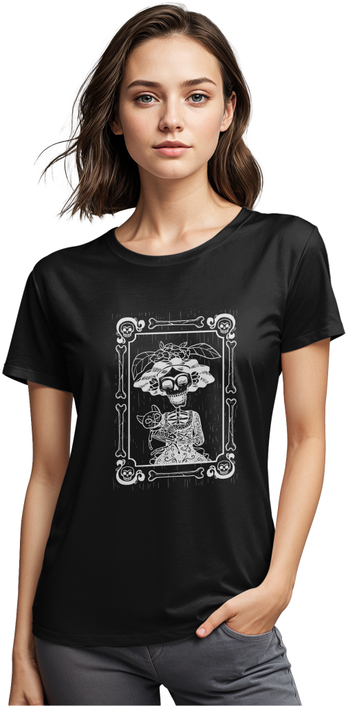 Playera con Catrina