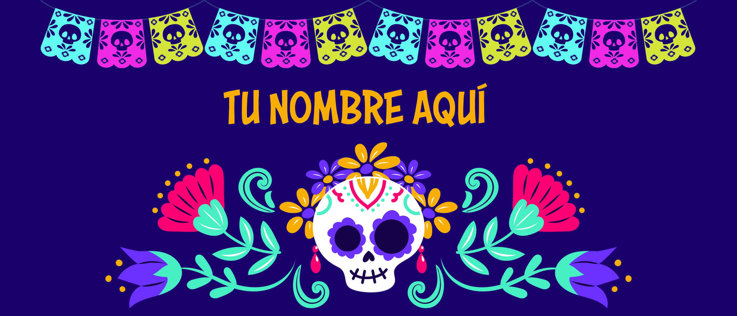 Taza personalizada Día de Muertos