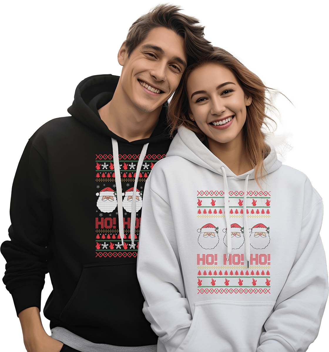 Sudaderas navideñas HO! HO! HO!