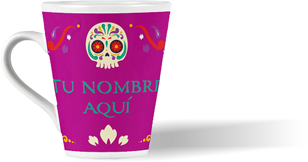 Taza personalizada Día de Muertos