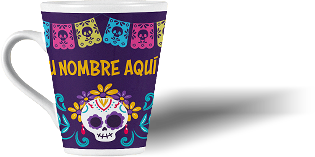 Taza personalizada Día de Muertos