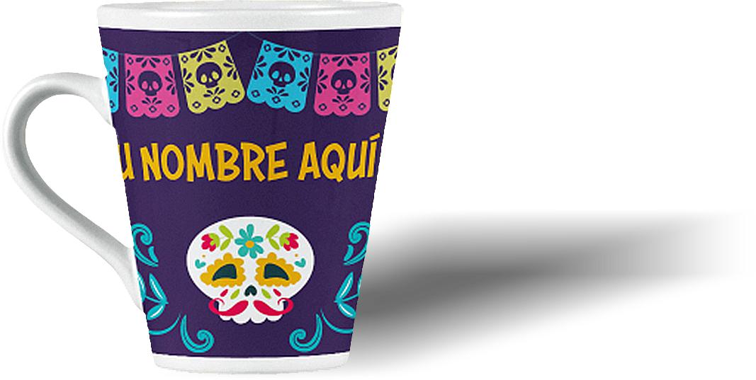 Taza personalizada Día de Muertos