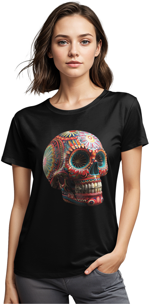 Playera Calavera Mexicana