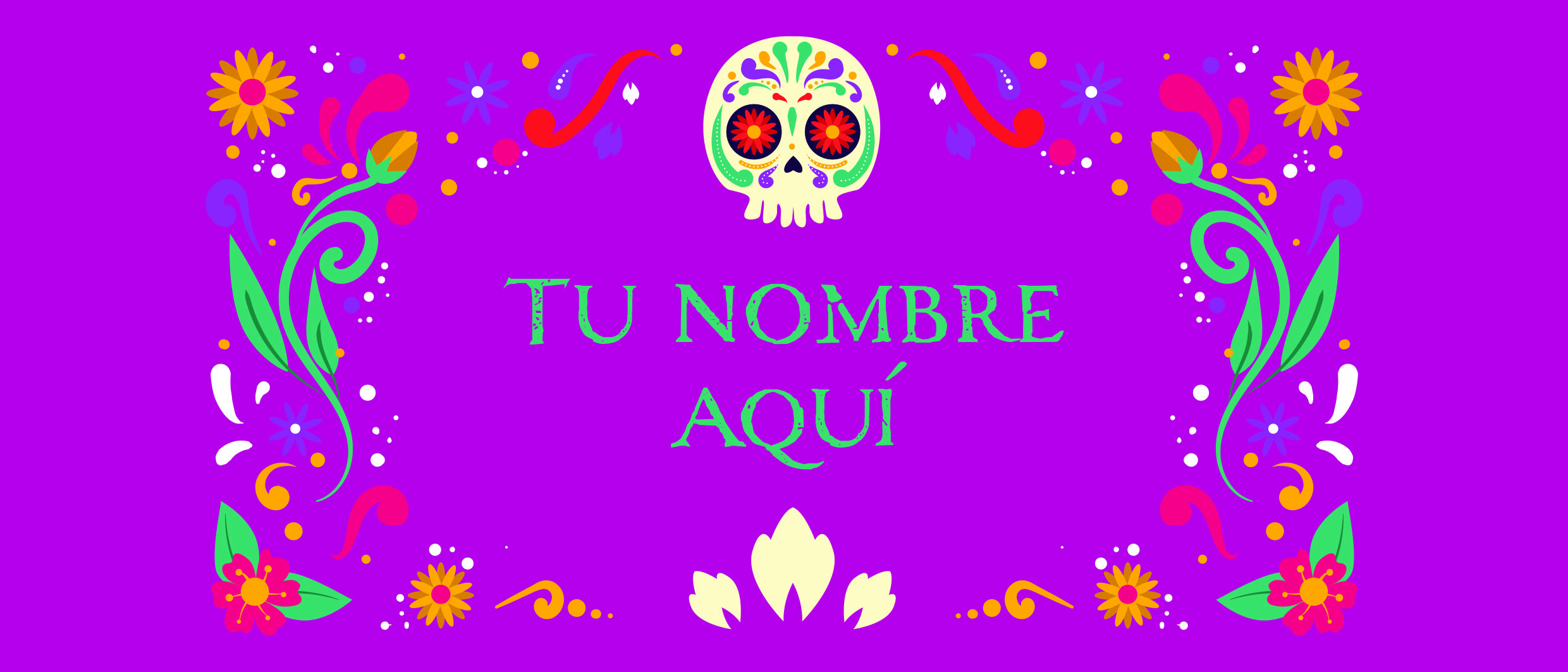 Taza personalizada Día de Muertos