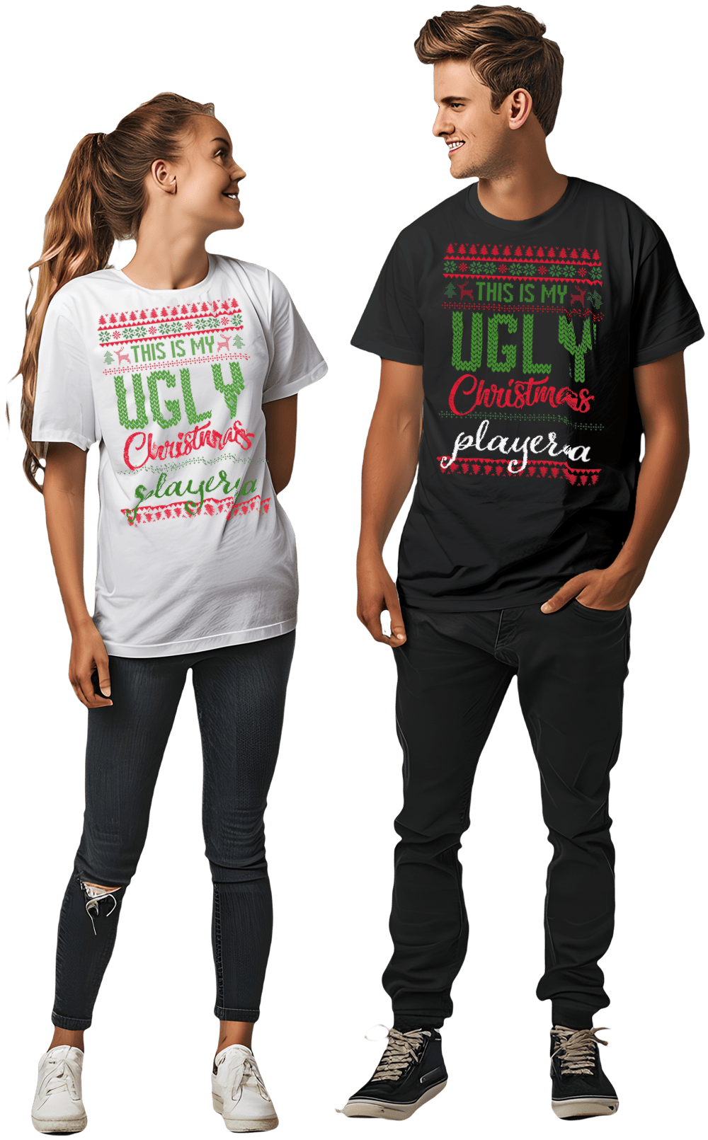 Playera navideña 'Ugly Christmas'