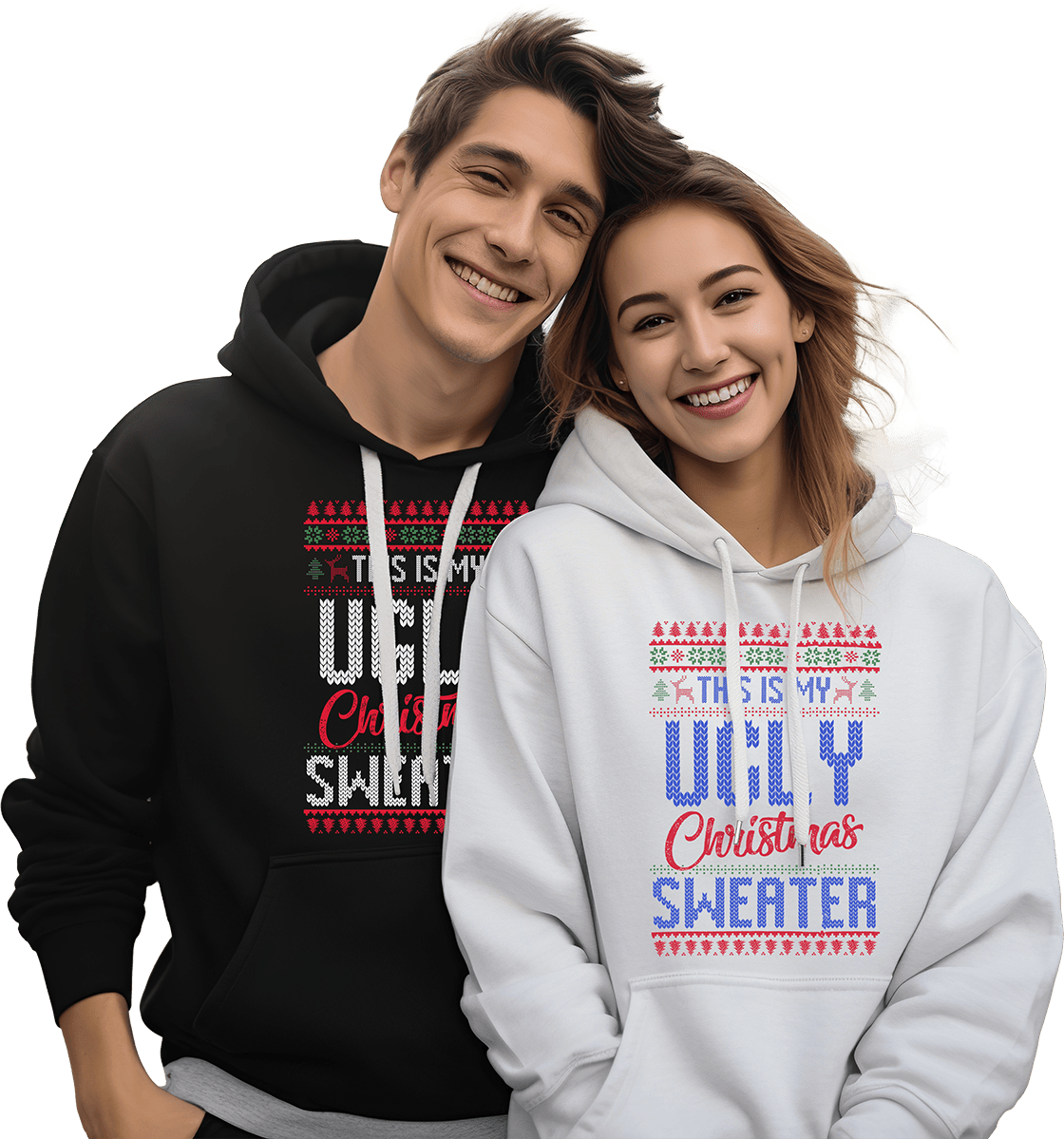 Suéter navideño de diseño divertido