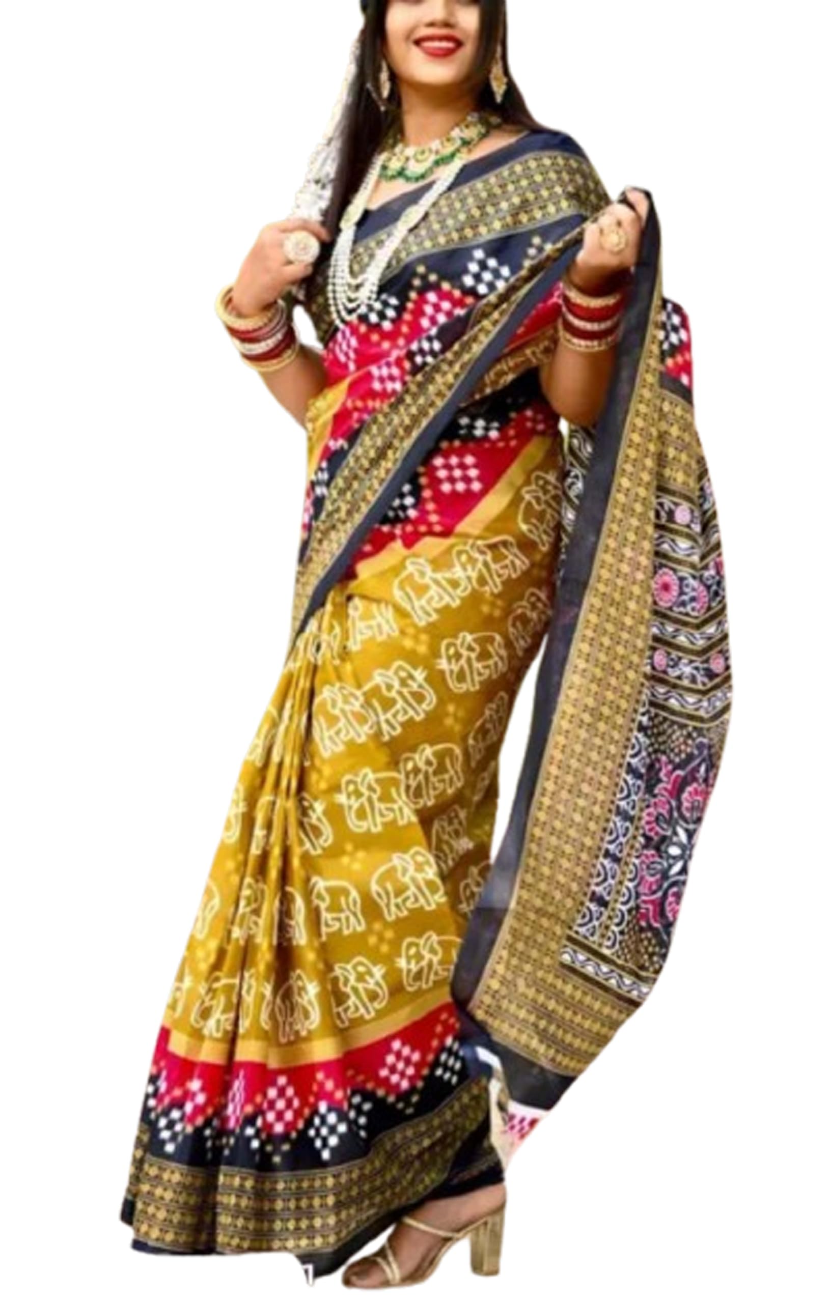 Jolly Women`s Pasapalli Sambalpuri Cotton Saree