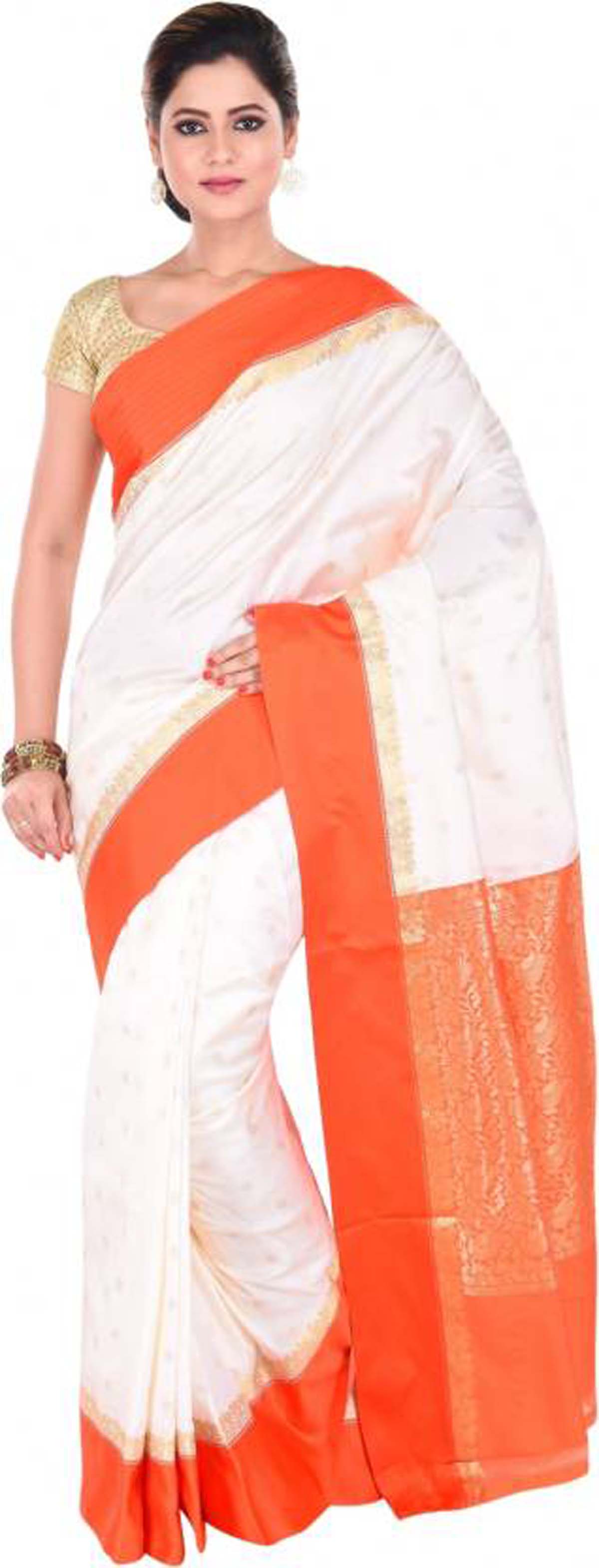 Gadwal Garad Puja Saree With Blouse Piece 