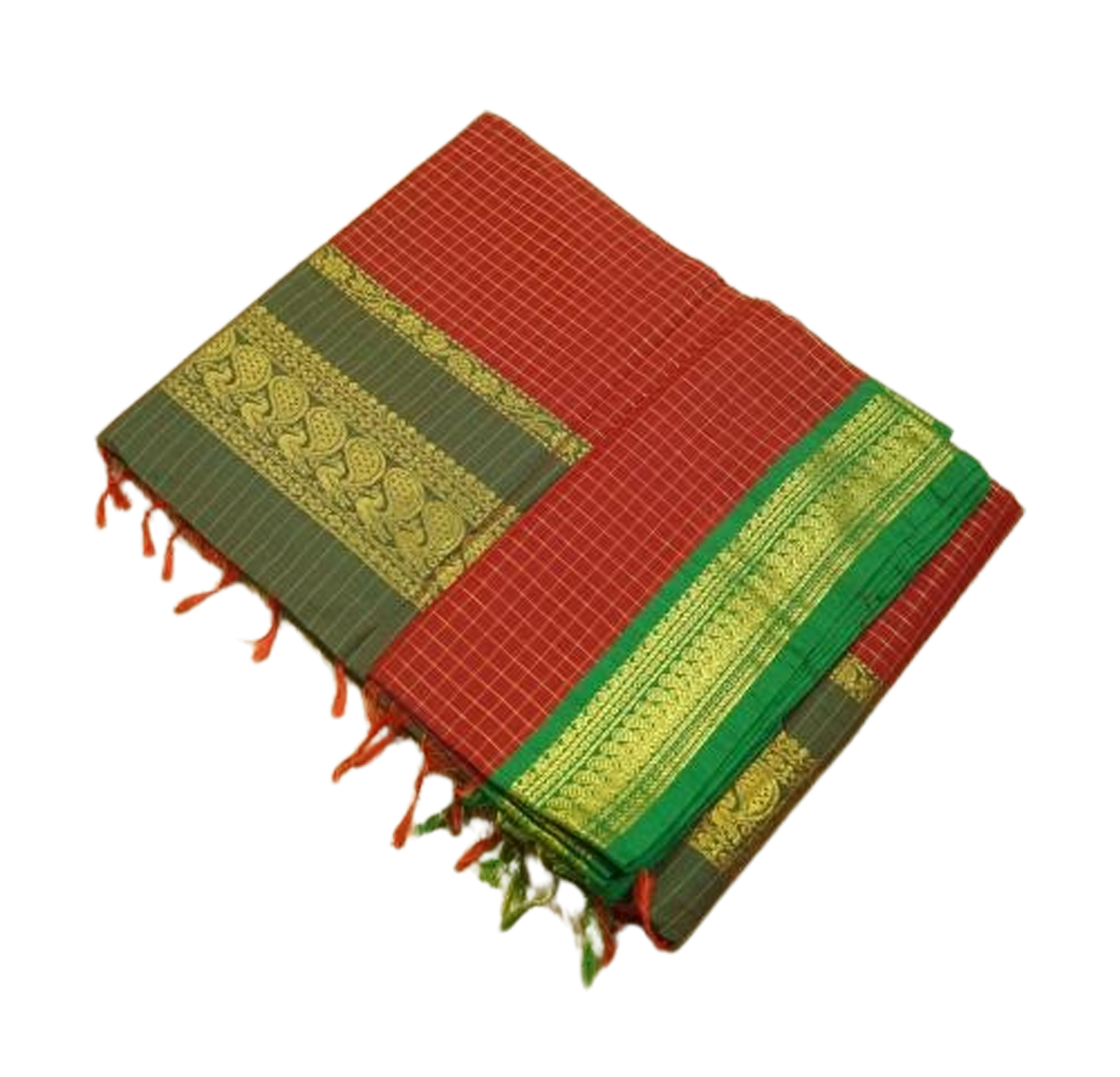 Kalyani Pattu Cotton Silk With Blouse