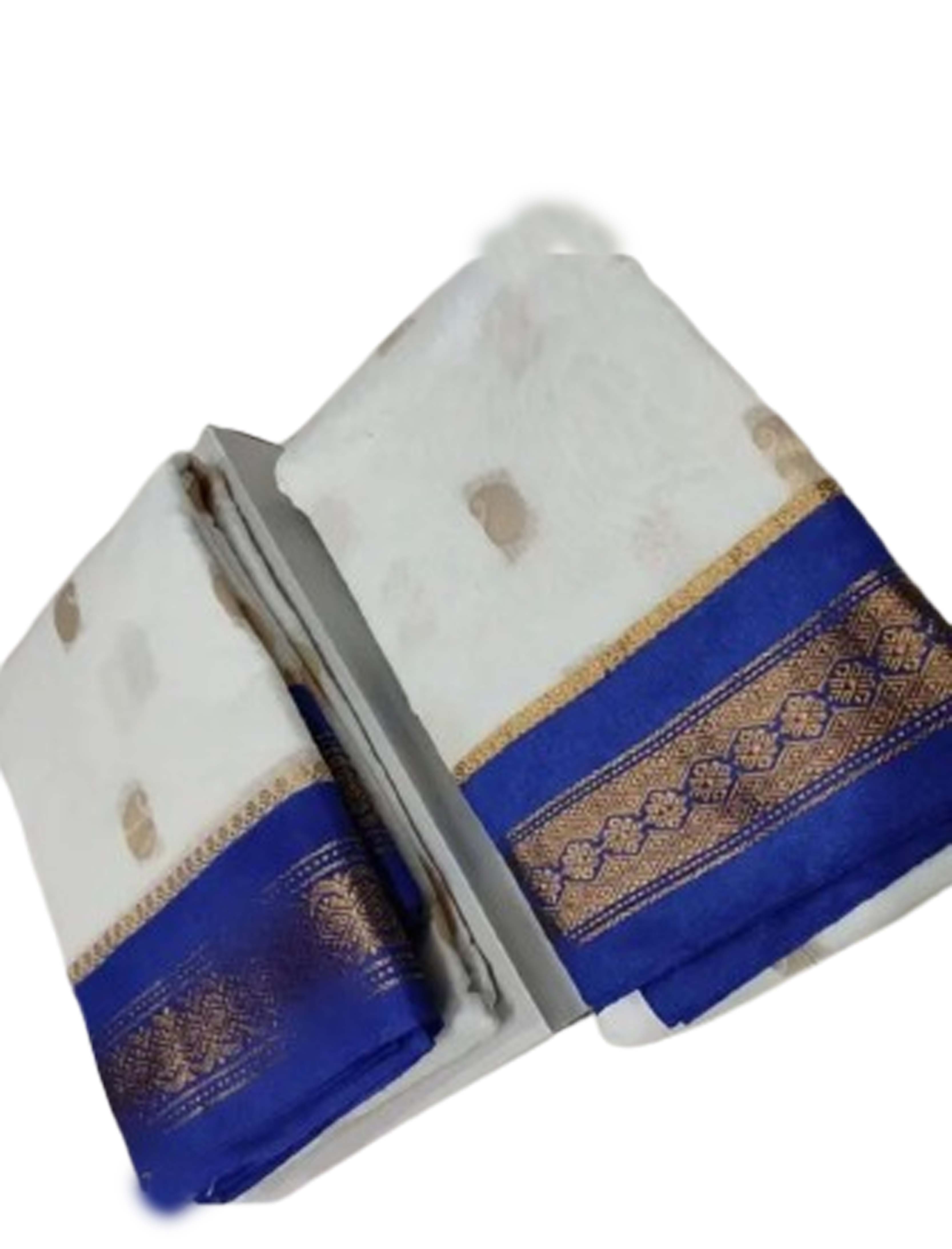 Kanjivaram Garad Gadwal Pattu Saree and Pallu with Zari Work 