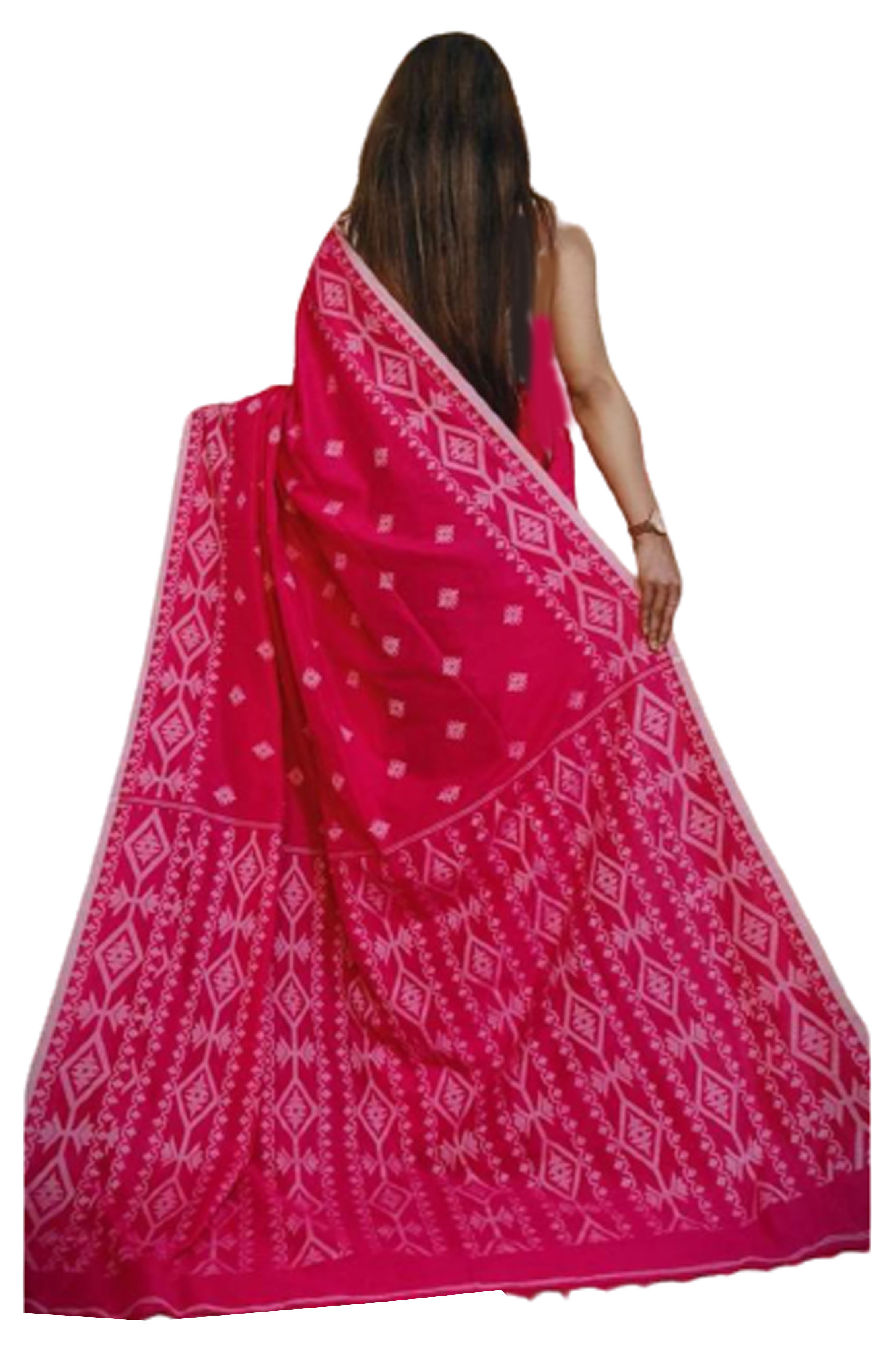 Khadi Cotton Saree Sty lish Design with Blouse Piece 