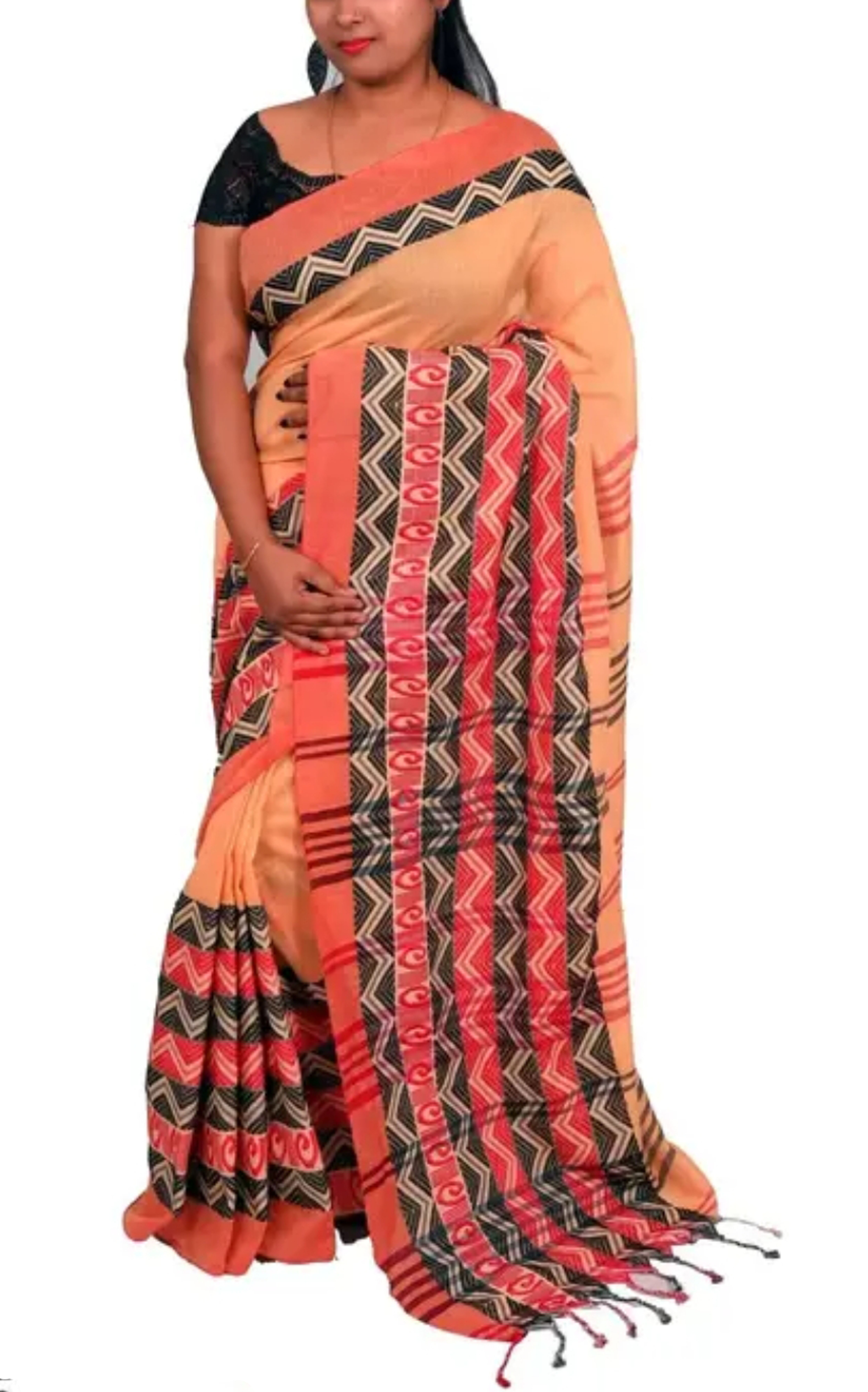 Begampuri Khadi Cotton Handloom Saree 