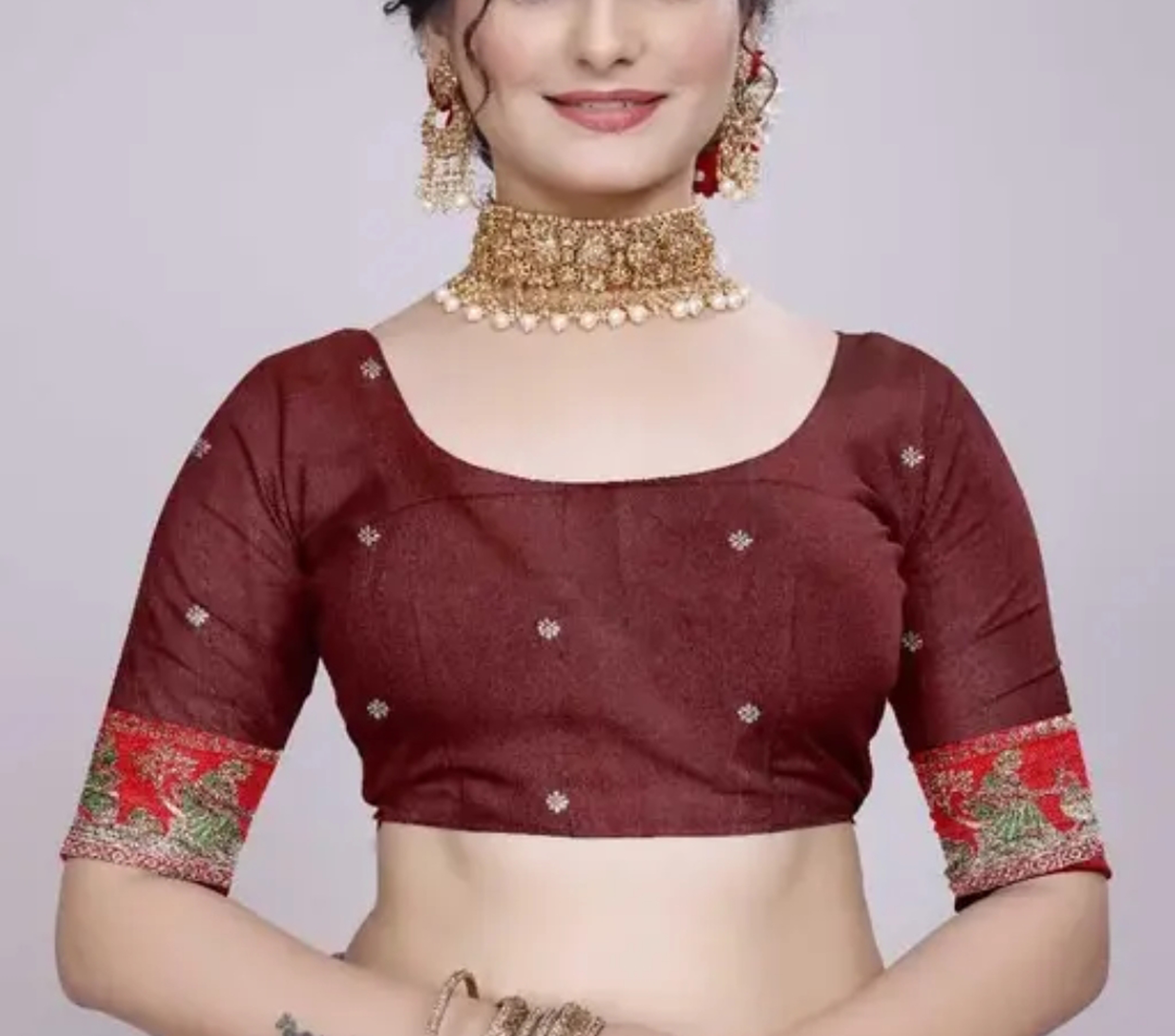 Pure Baluchari Saree Handwoven Traditional Design With BP 