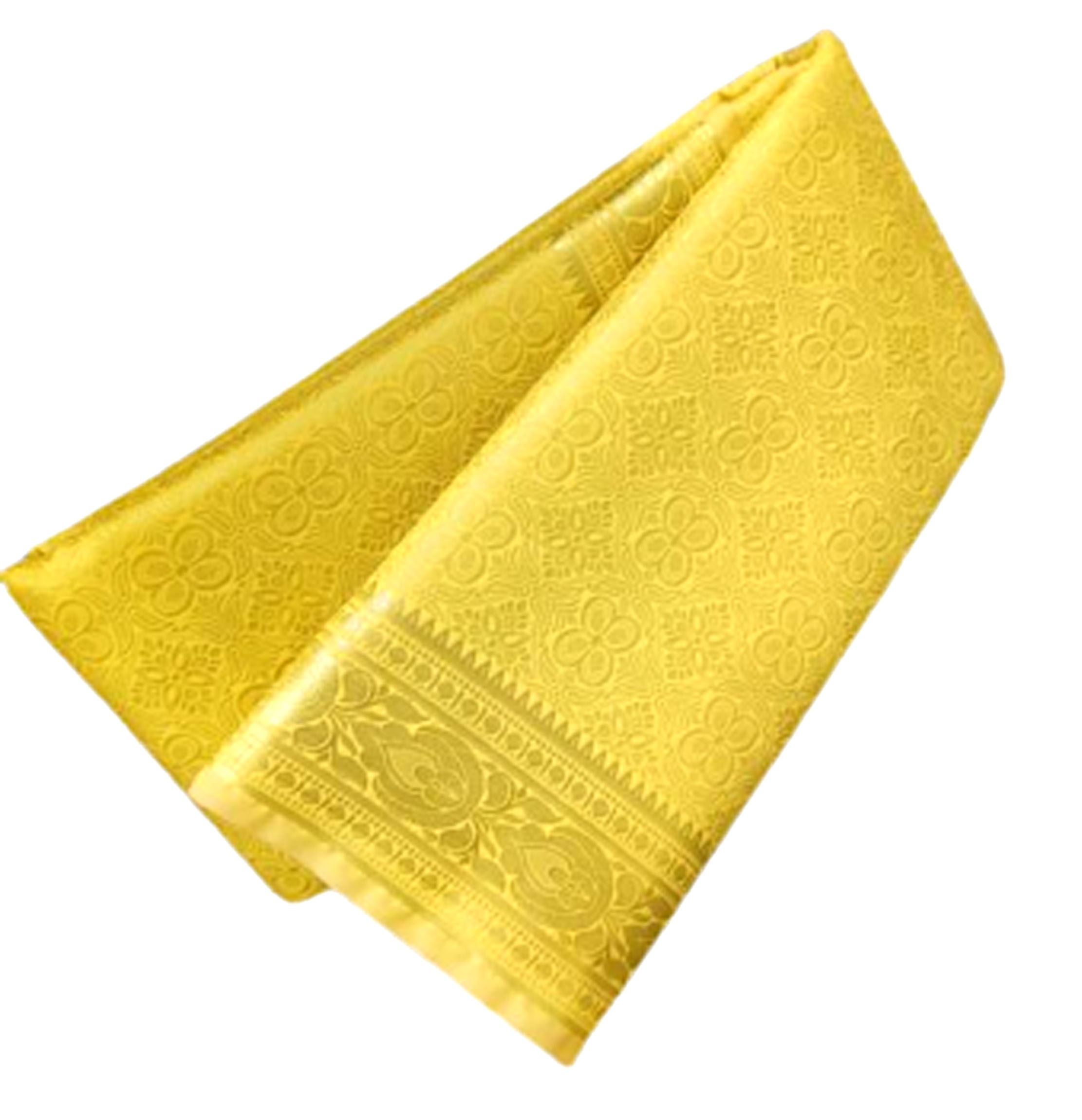 Brocade Jhalak Royal Woven Design Banarasi Silk Saree with All Over Self Border 