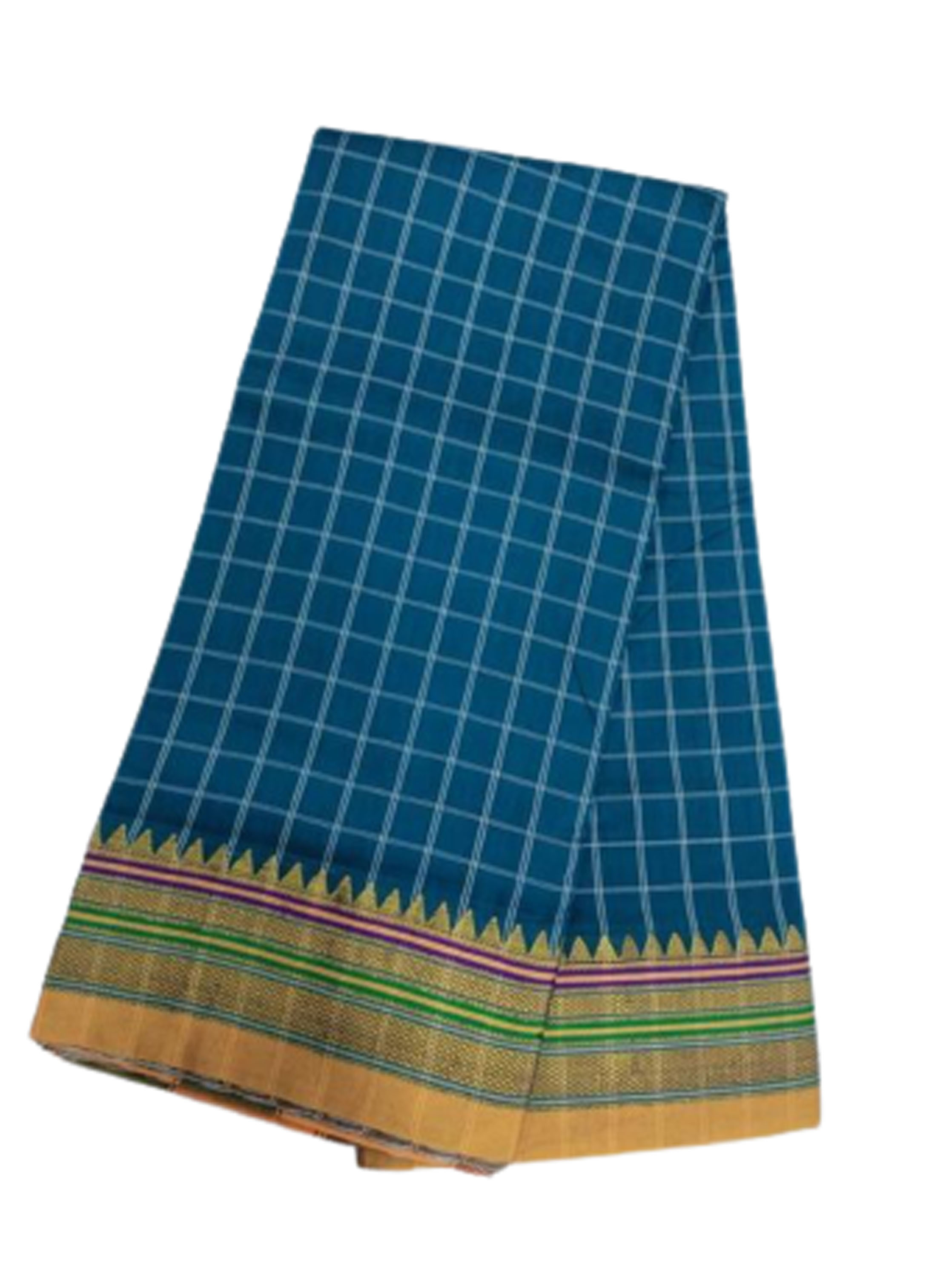 Kunbi Goa Saree Handwoven Traditional Design With BP 
