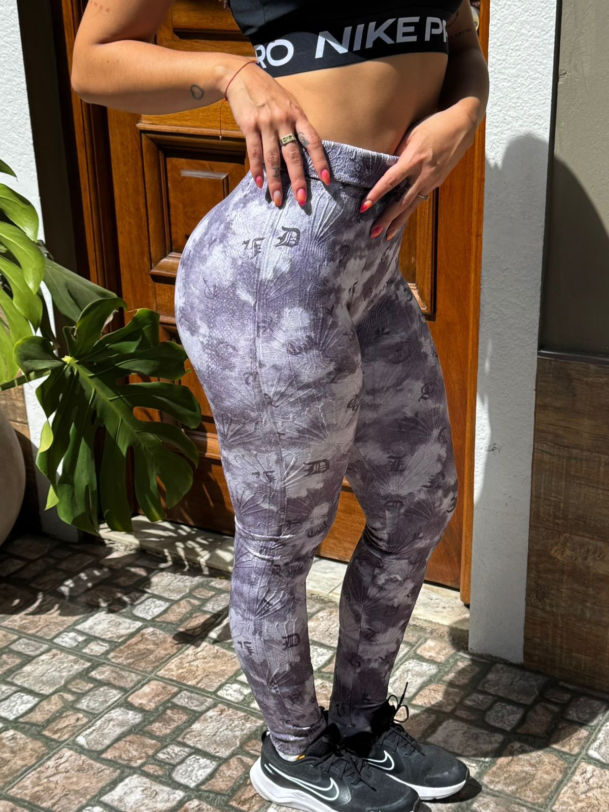 Calza Estampada Gris