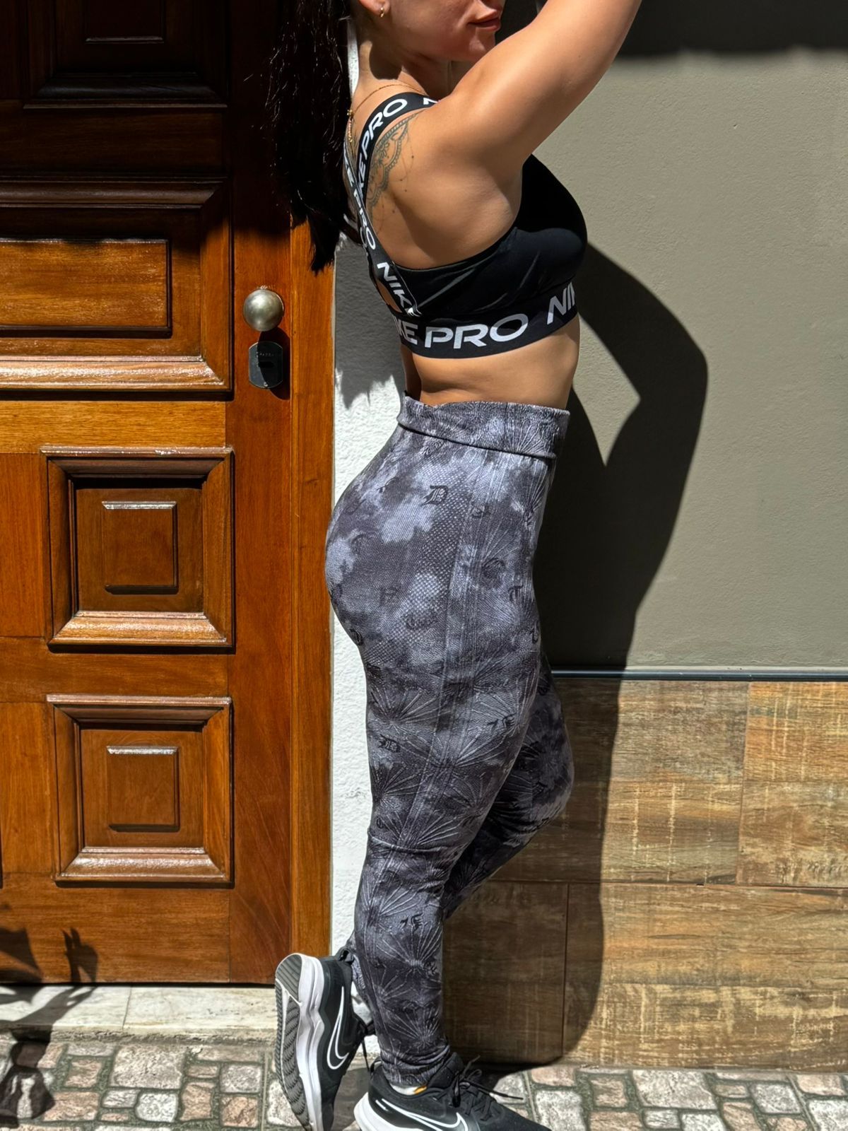 Calza Estampada Gris