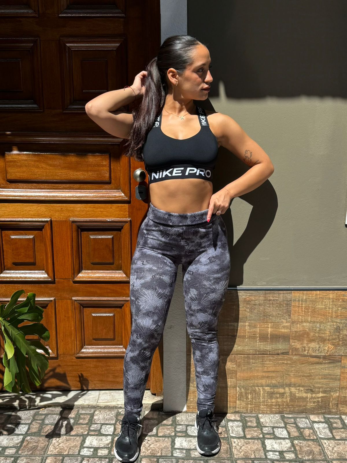 Calza Estampada Gris