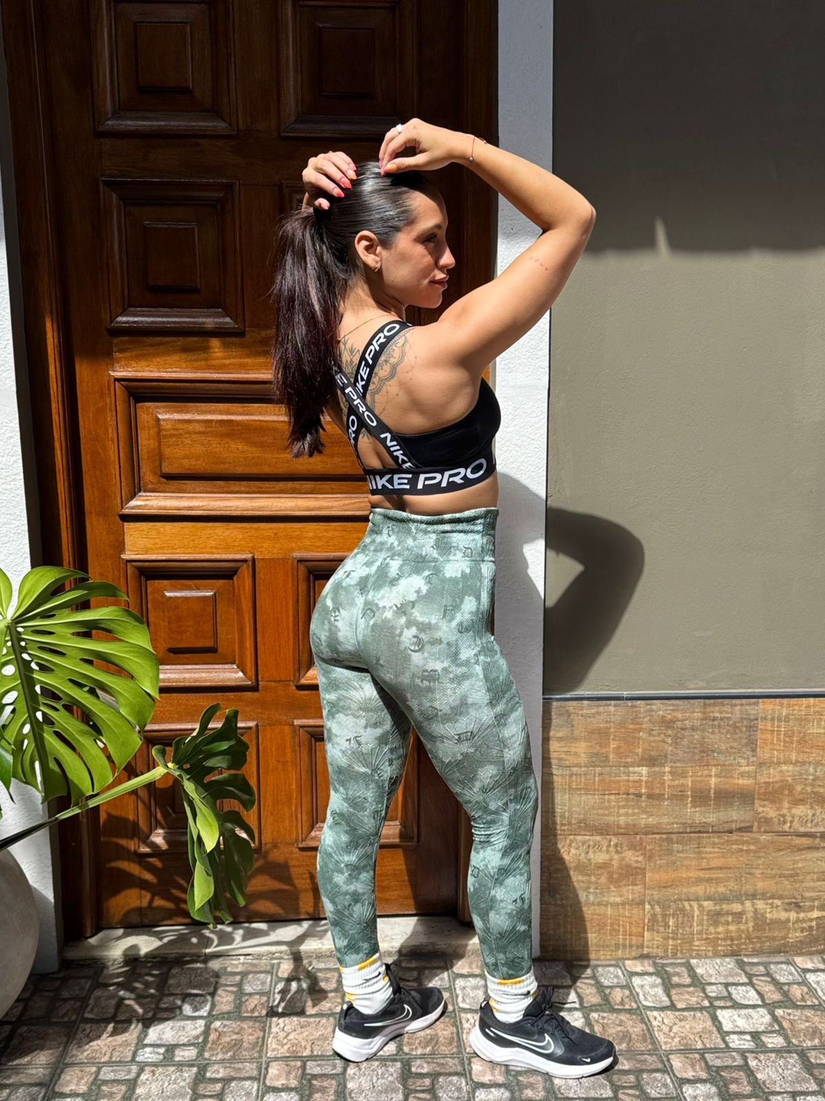 Calza Estampado Verde