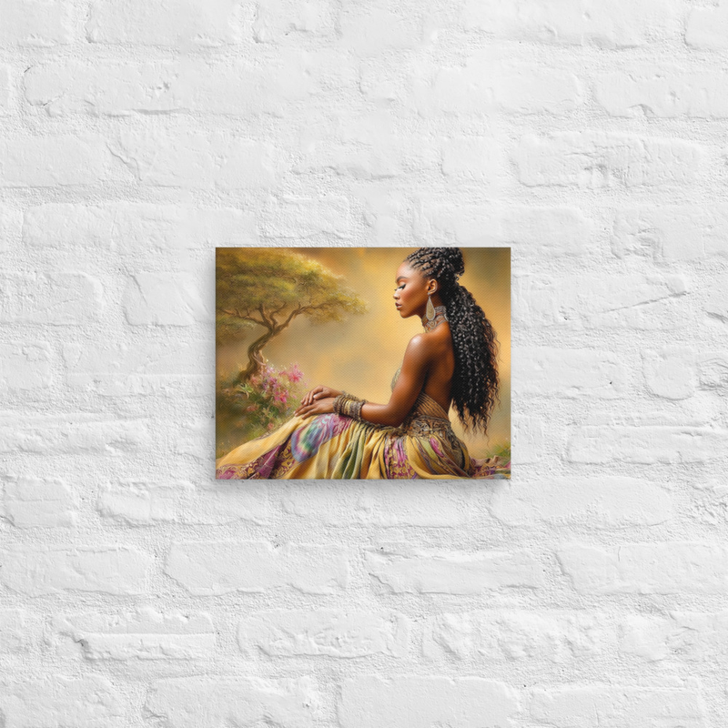 Elegant Woman Portrait Art Print