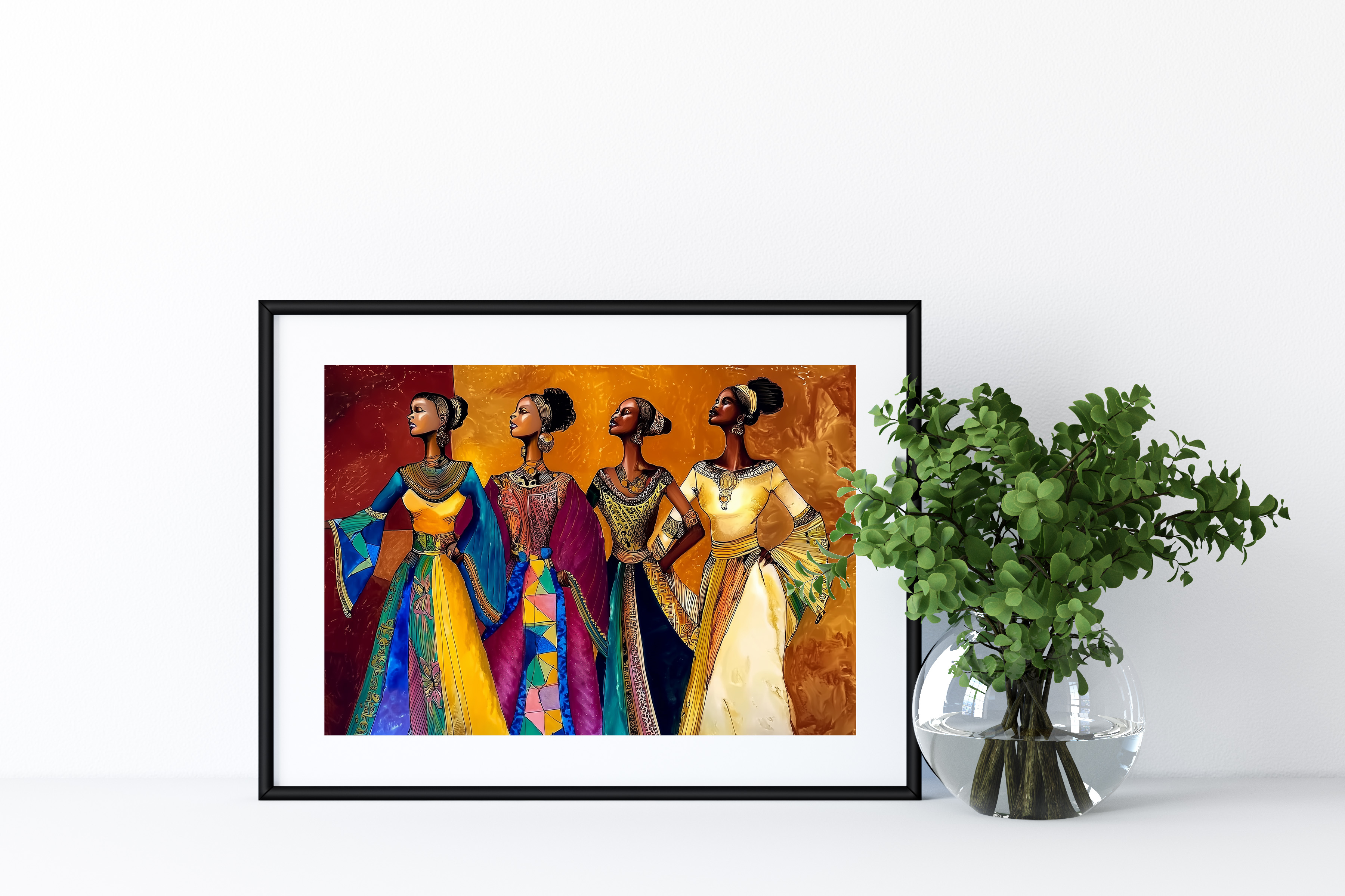 African Queens Art Print