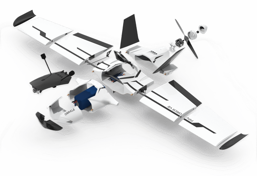 Craycle Orca V2 – DIY 3D Printed RC Airplane Kit