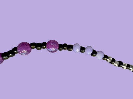 Handmade Amethyst and Onyx Necklace