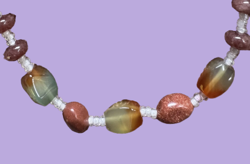 Handcrafted Gemstone Beaded Necklace