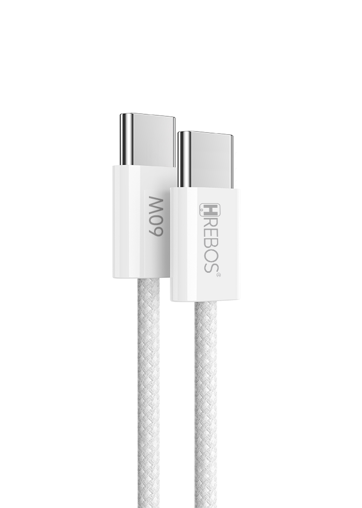 Cabo para recarga de 60W com conector USB-C