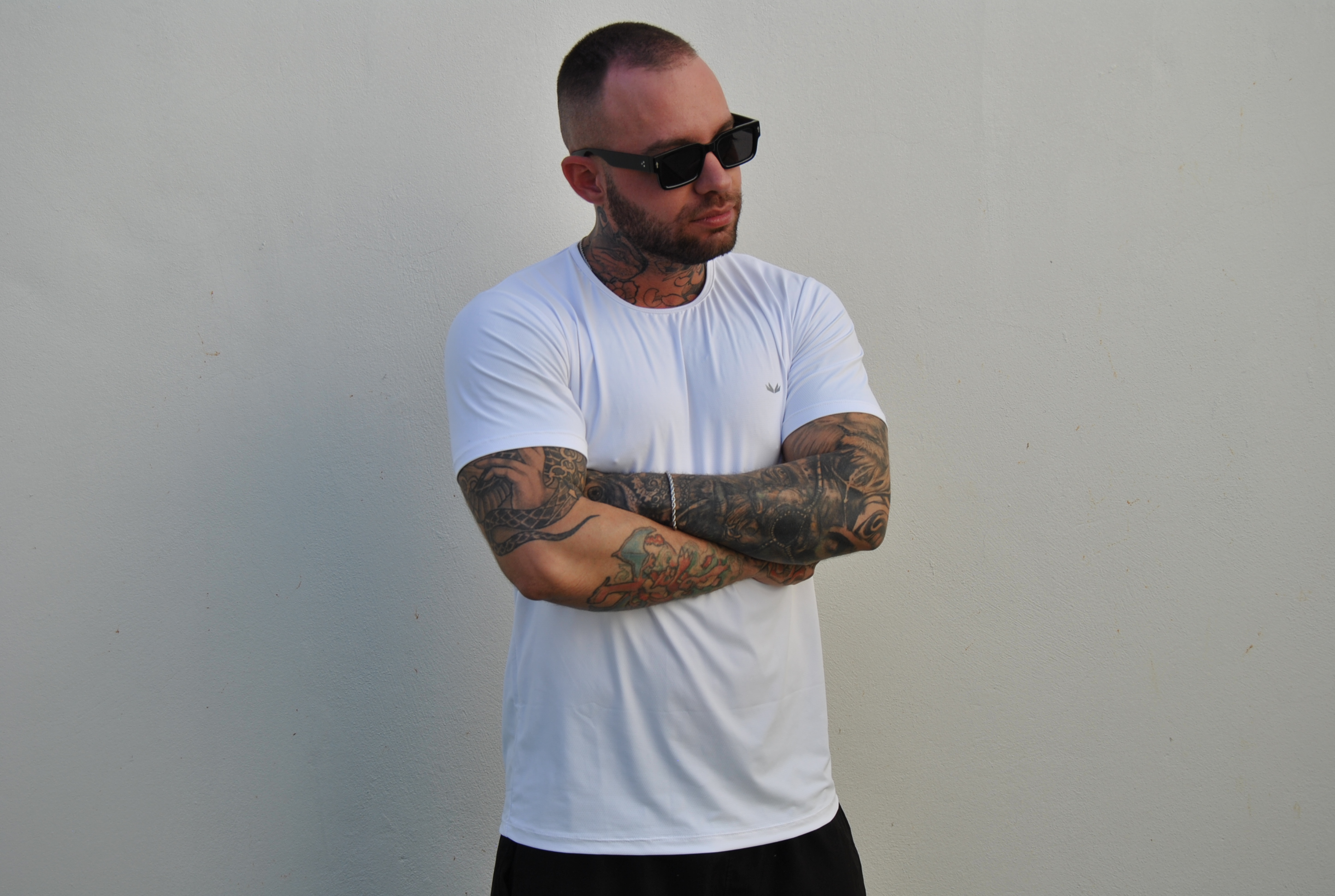 Camiseta branca masculina