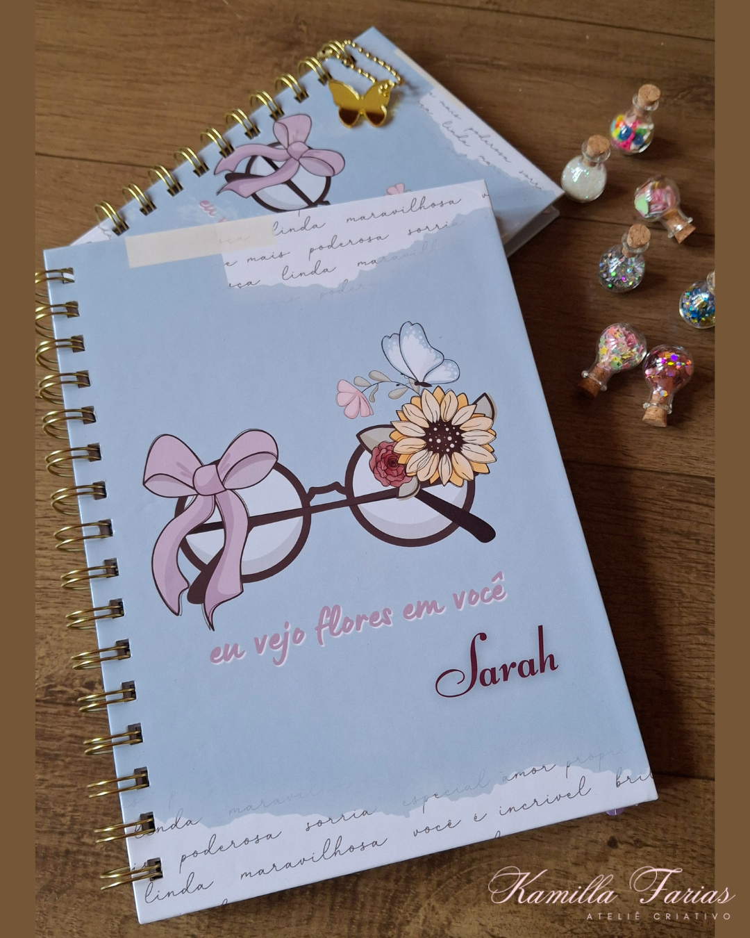 Caderno personalizado com nome