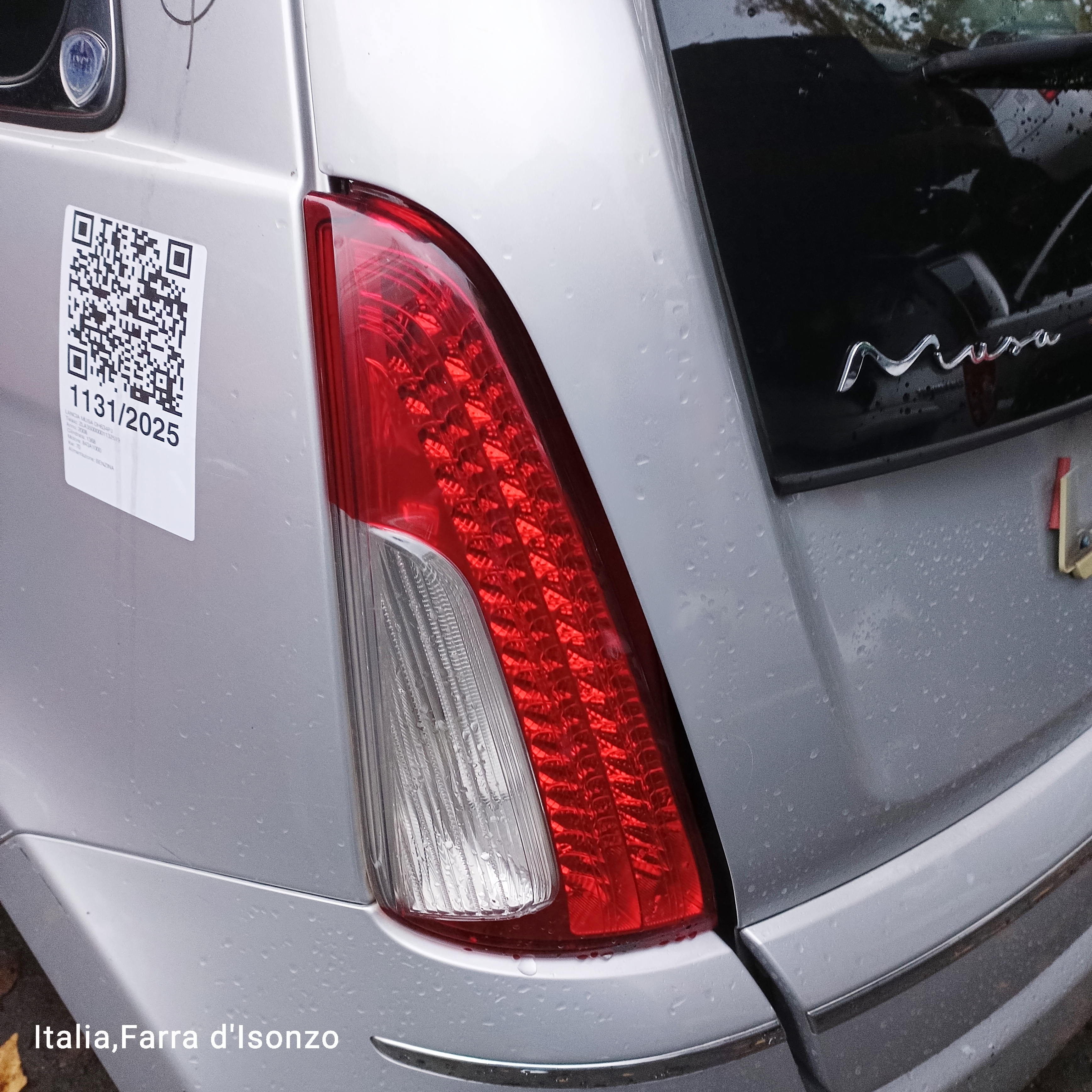 Fanale posteriore sinistro Lancia Musa 2008-2012