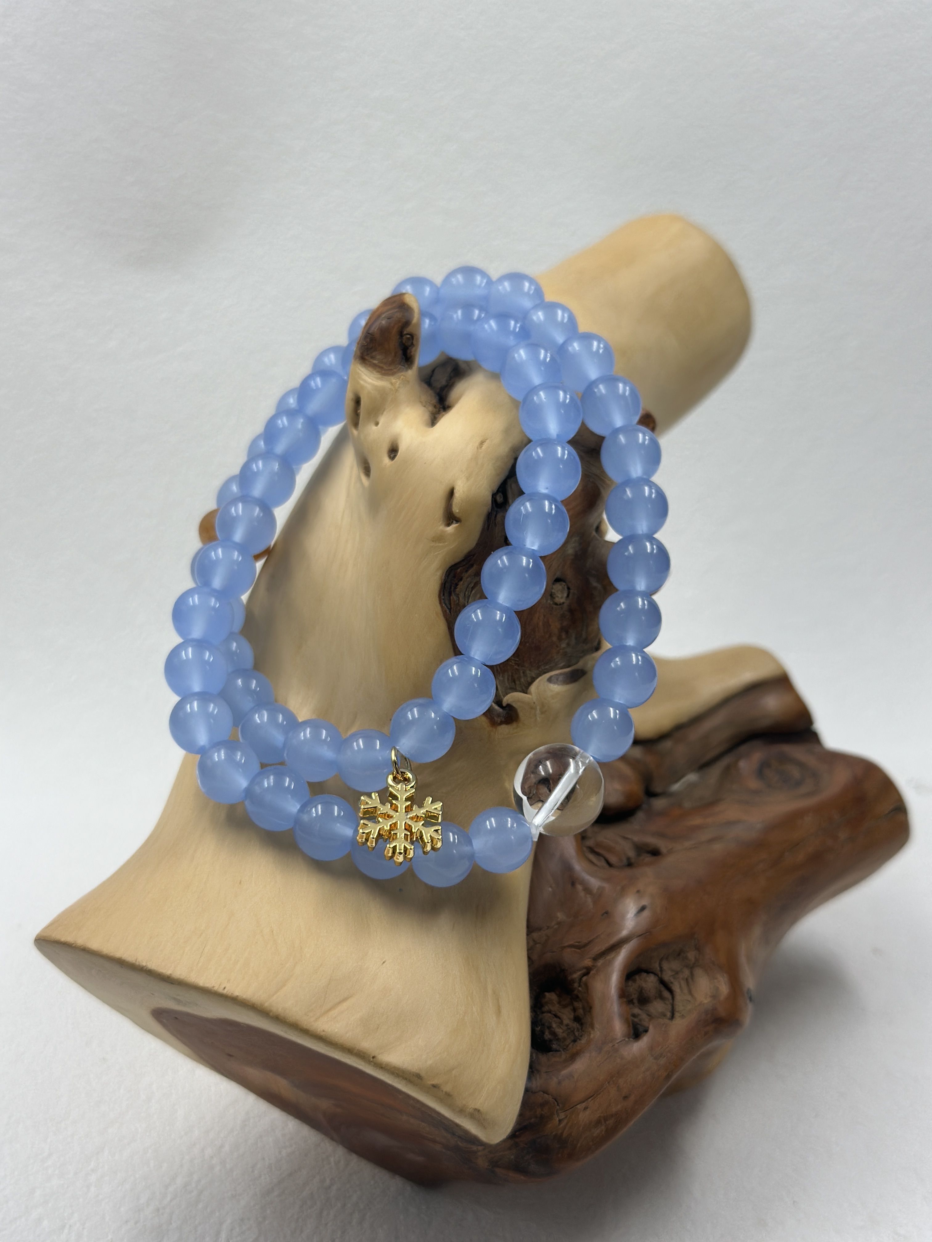 Blue Agate Bracelet (8mm)