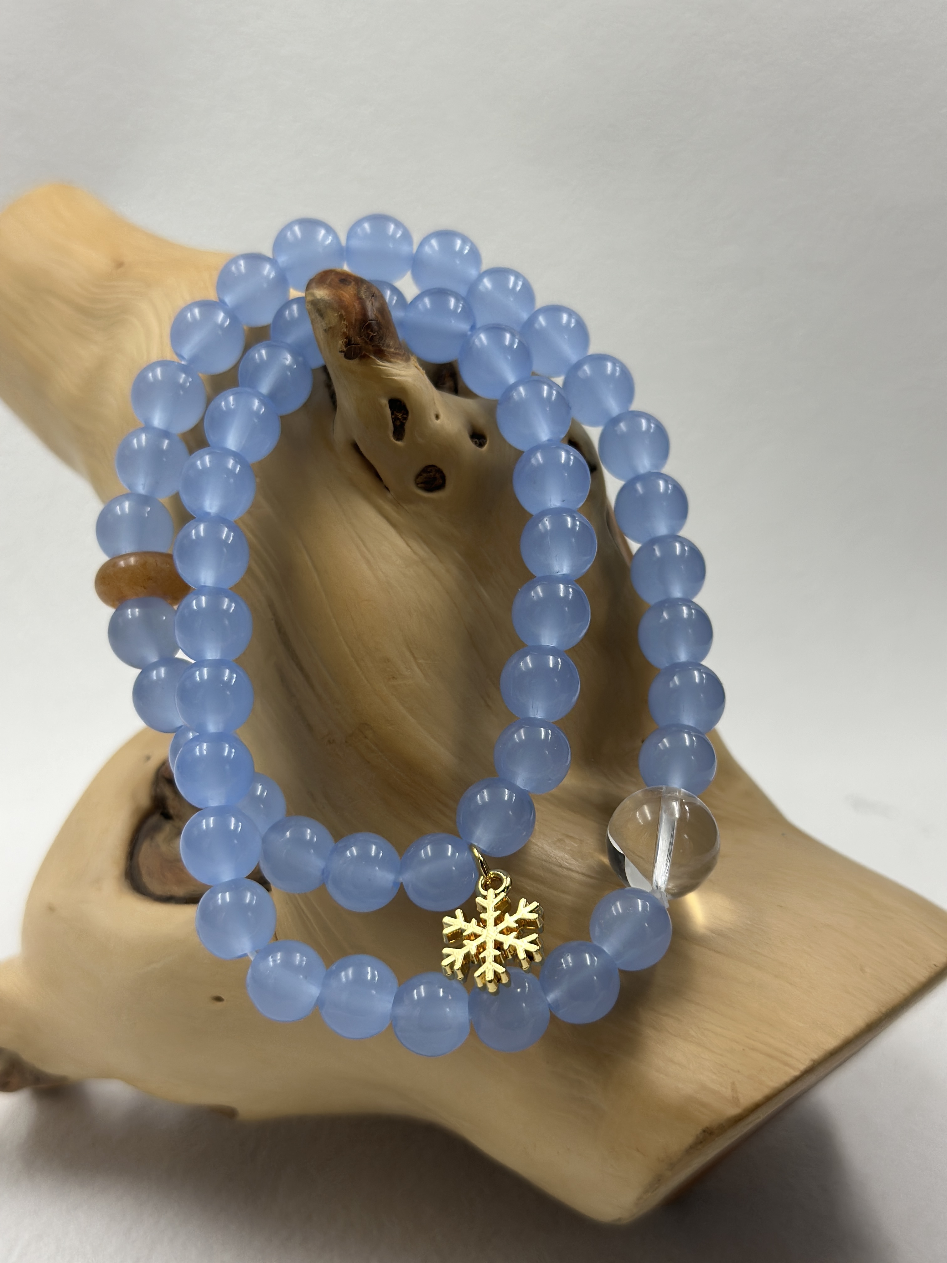 Blue Agate Bracelet (8mm)