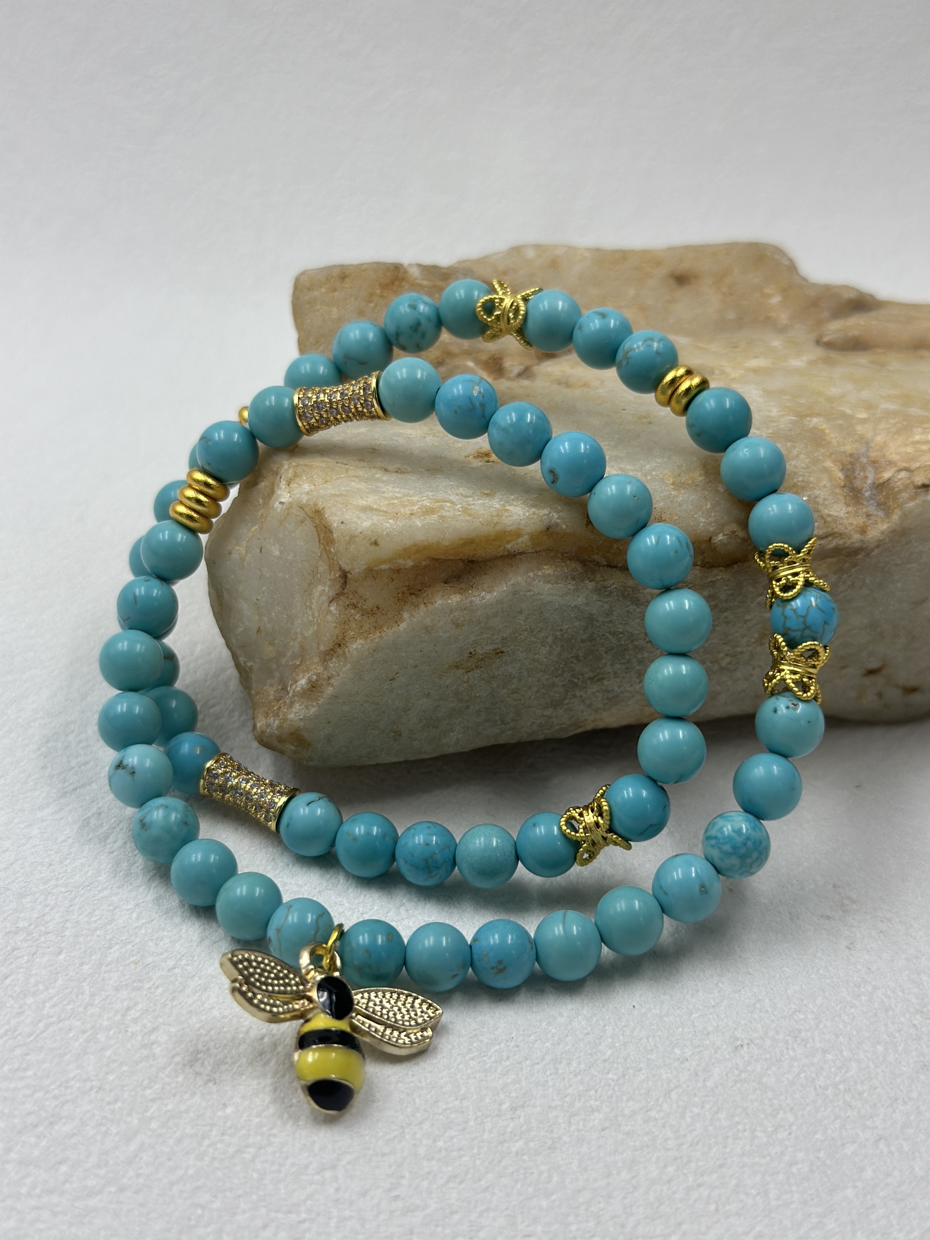 Stabilized Turquoise, 4mm