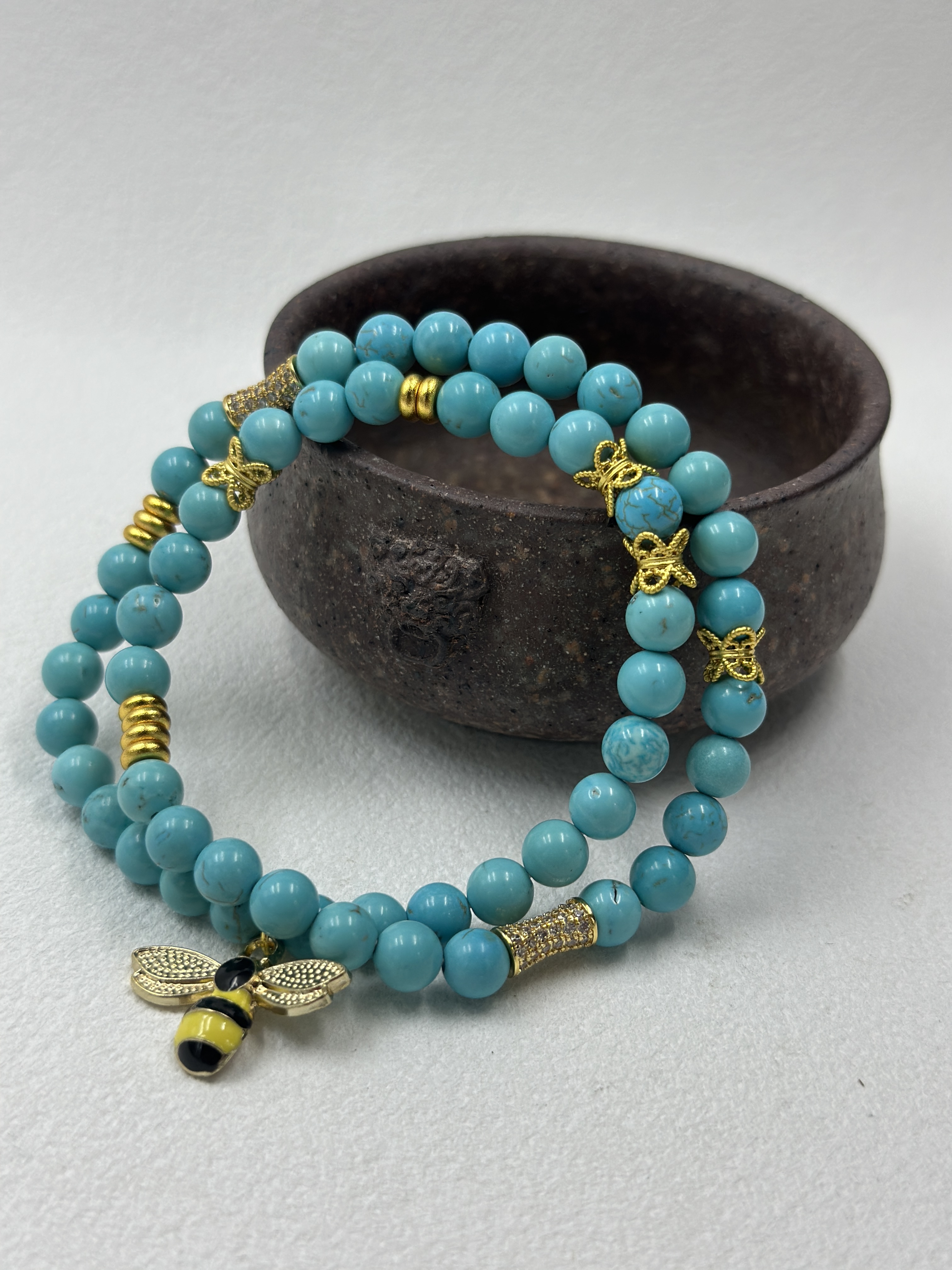 Stabilized Turquoise, 4mm