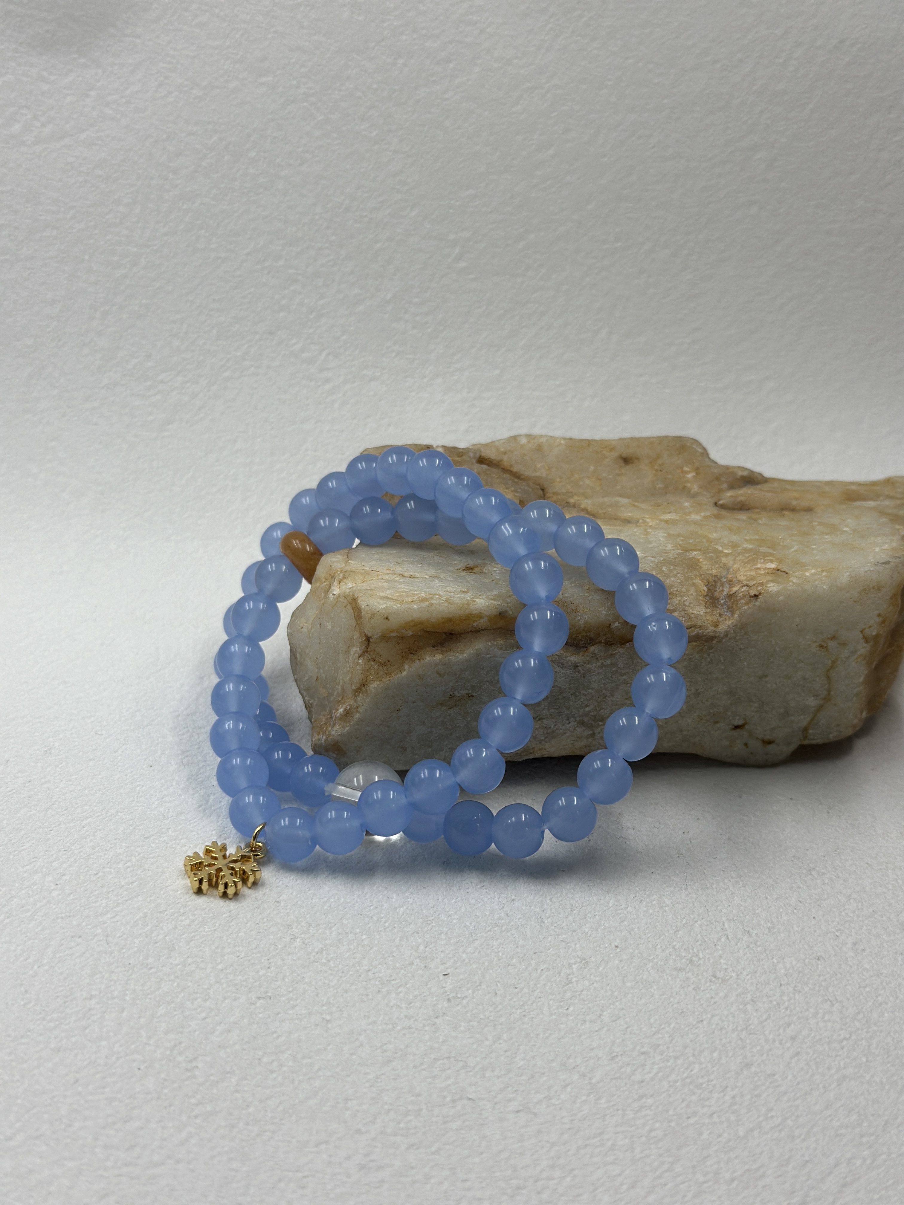 Blue Agate Bracelet (8mm)