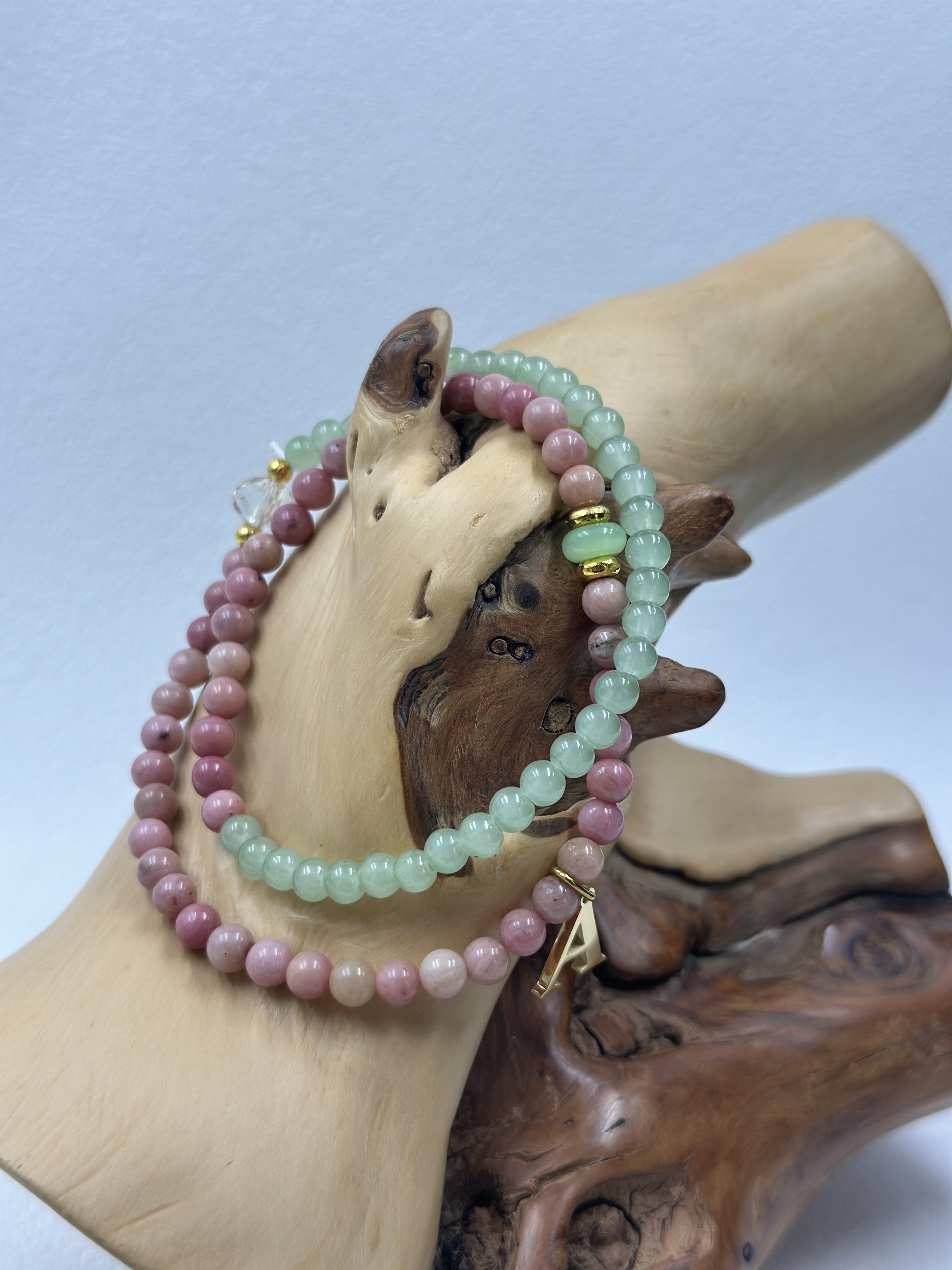 Old Sandalwood + Hetian Jade, 6mm