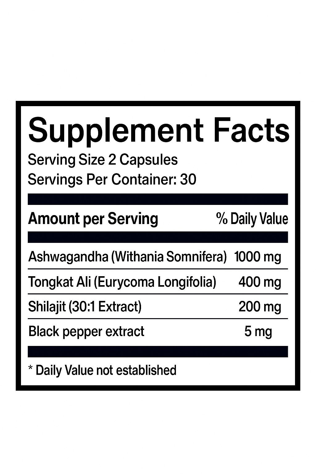 Double Down Supplements Natty Stack