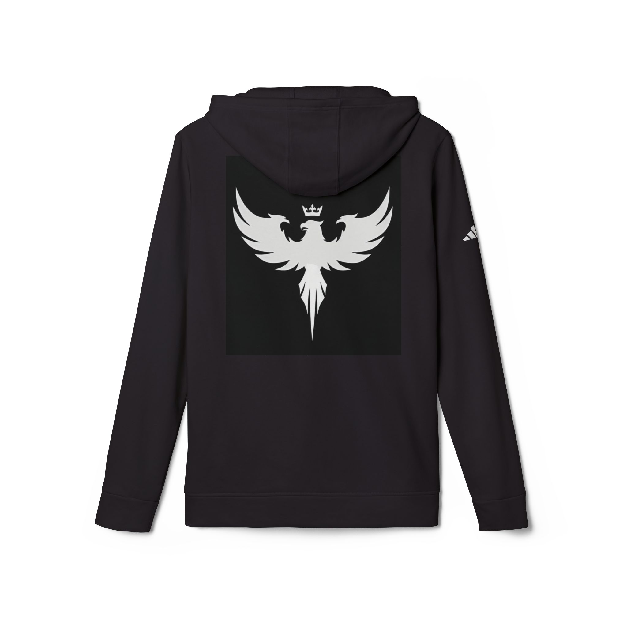 Black Hoodie with Phoenix Emblem