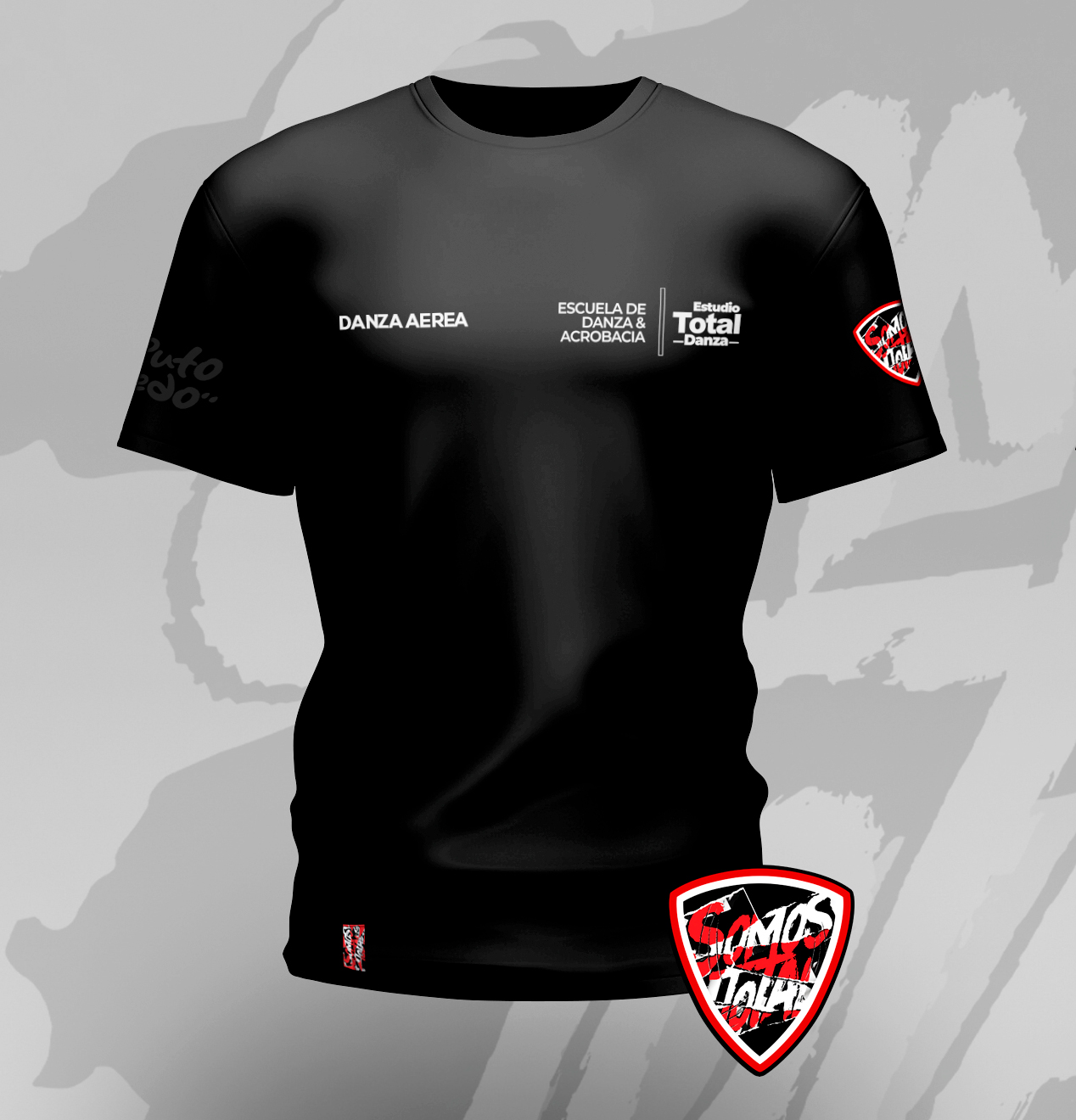 Camiseta Basica de Entrenamiento Color Negro