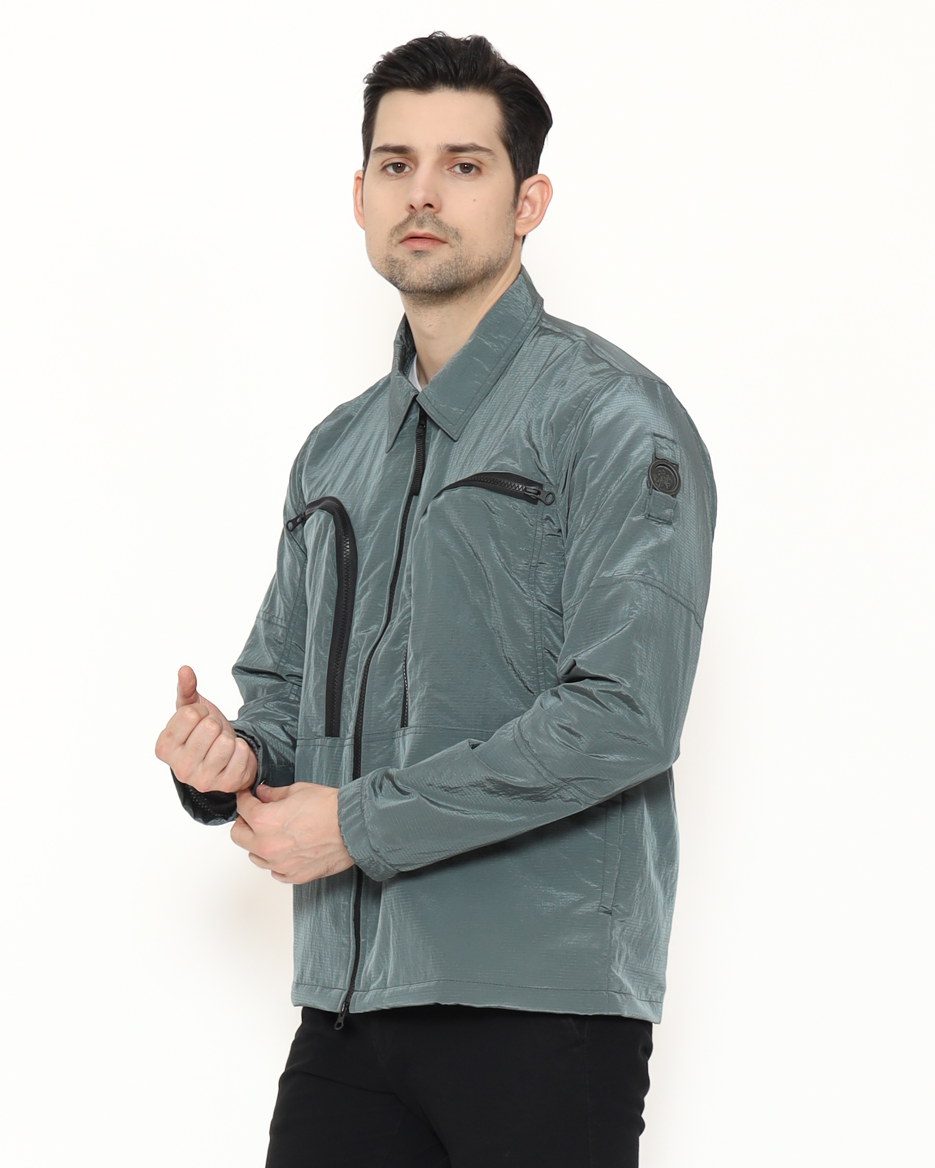 MV25-OV023 Ripstop Dark Grey