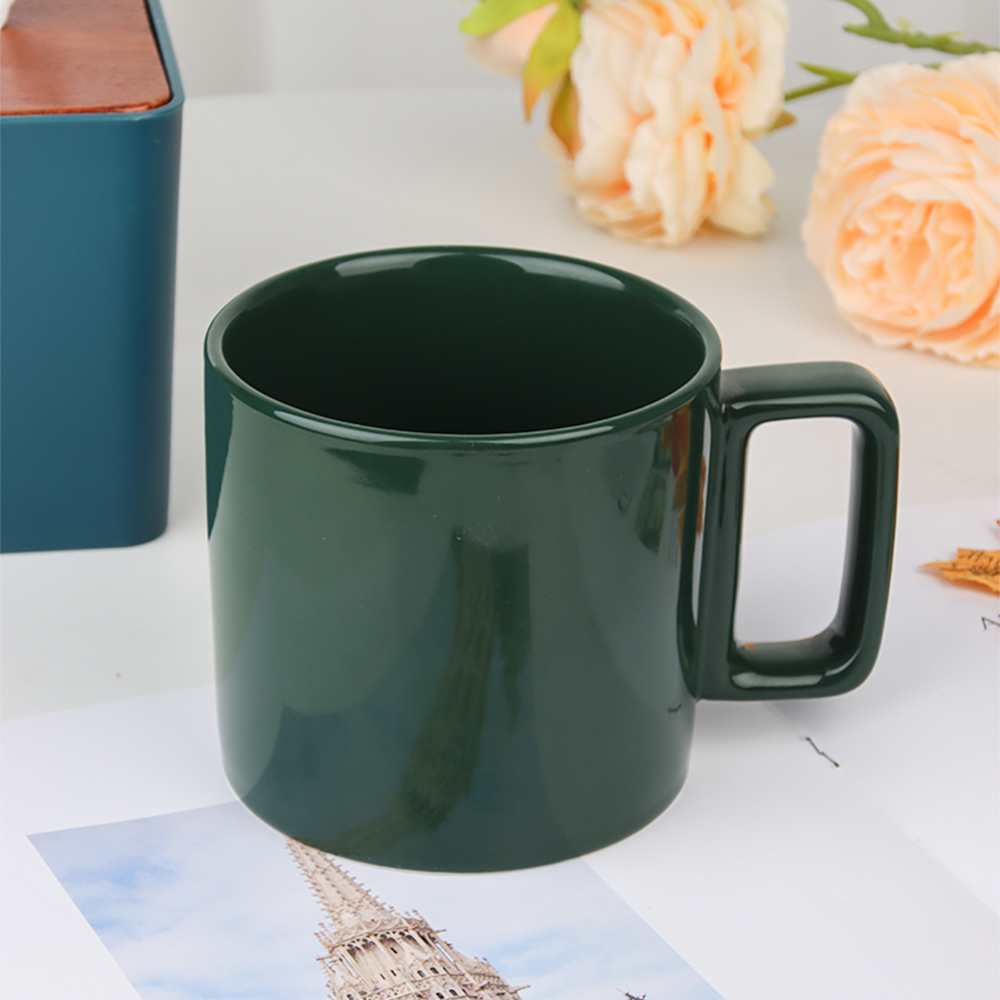 Classic Dark Green Ceramic Mug