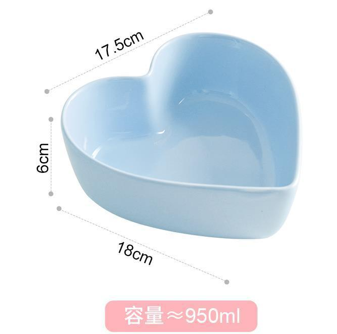 Heart-Shaped Ceramic Bowl