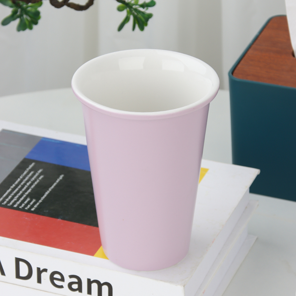 Pastel Pink Ceramic Cup