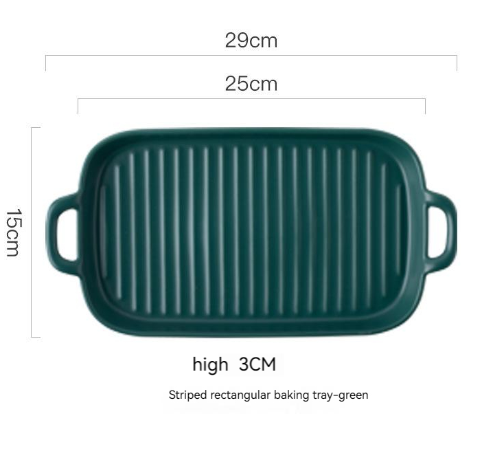 Striped Square Bakeware