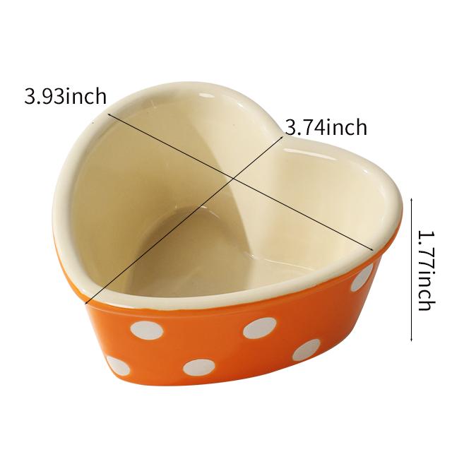 Heart-Shaped Ceramic Bowl