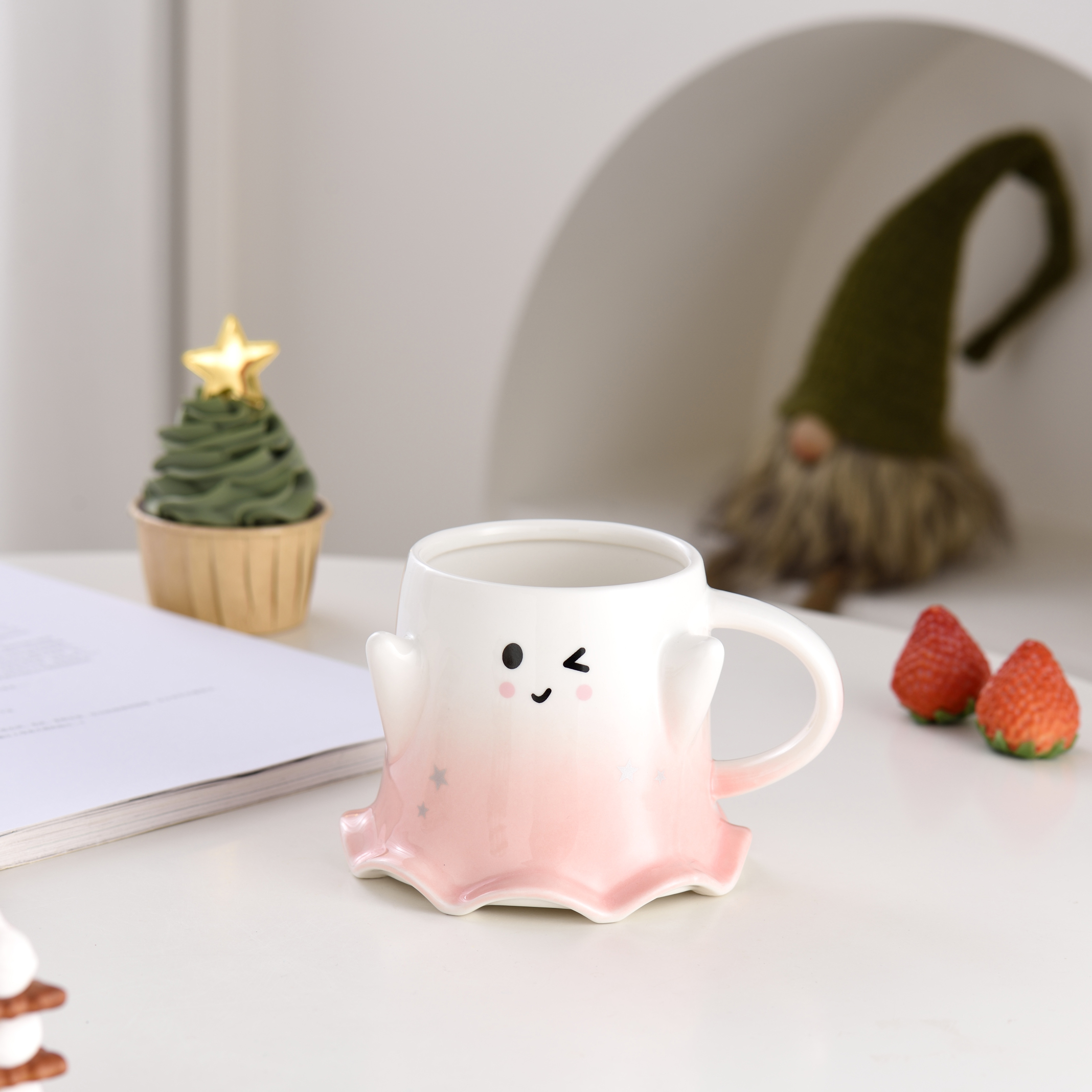 Cartoon Ghost Ceramic Mugs