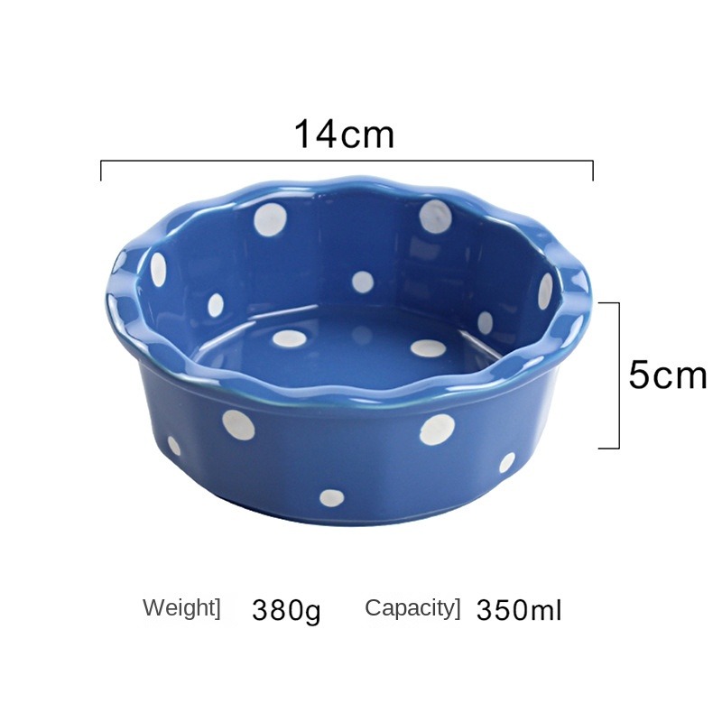  Polka Dot Ceramic Baking Dish