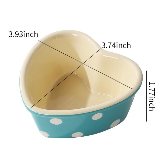 Heart-Shaped Ceramic Bowl